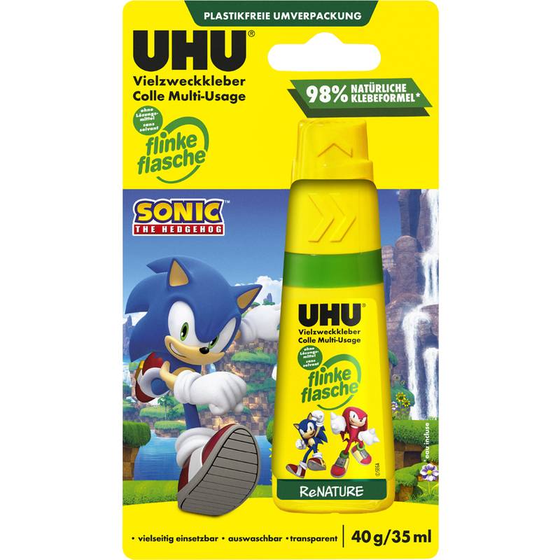 UHU Vielzweckkleber flinke flasche ReNATURE SONIC, 40 g