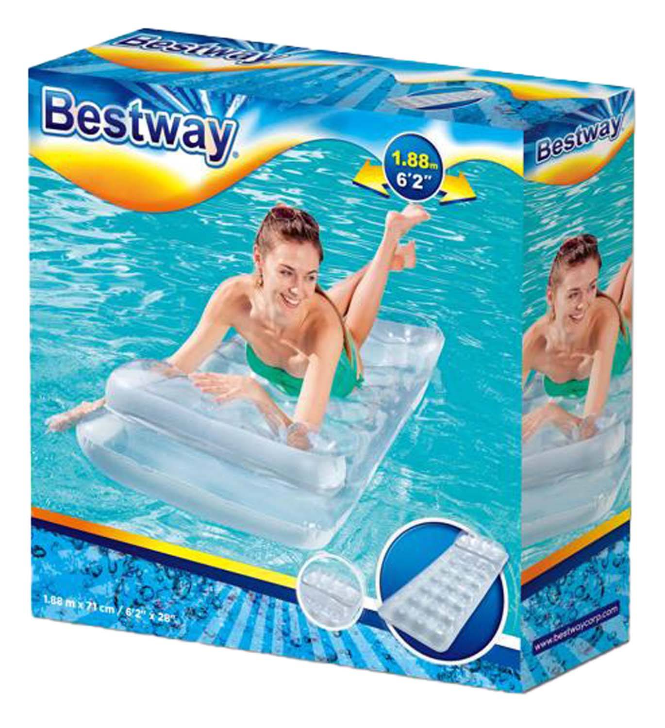 Bestway 43024 - Luftmatratze Metal Tech 188 x 71 cm