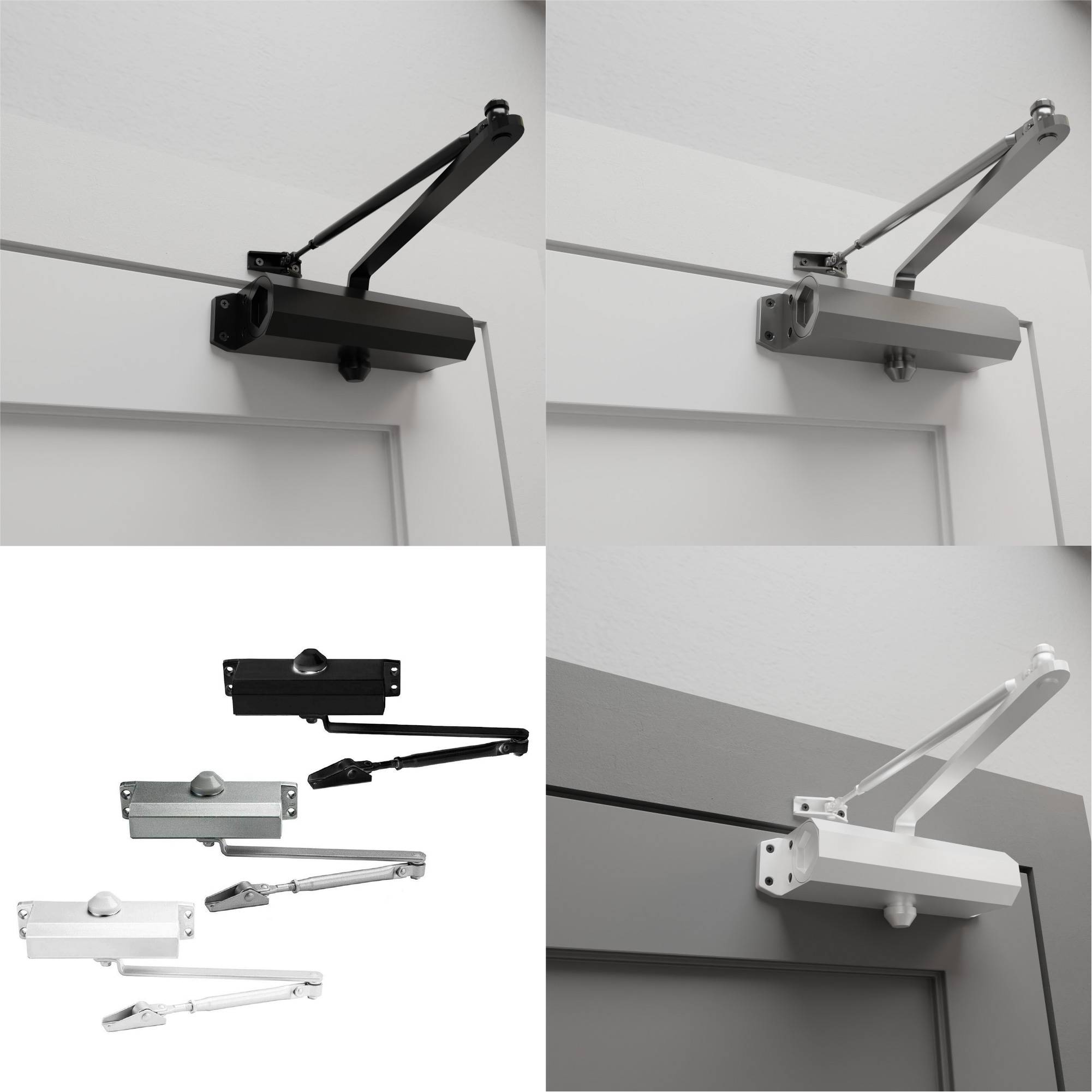 Hydraulischer Türschließer Torschließer Tür Tor Türöffner Stangentürschließer 45kg