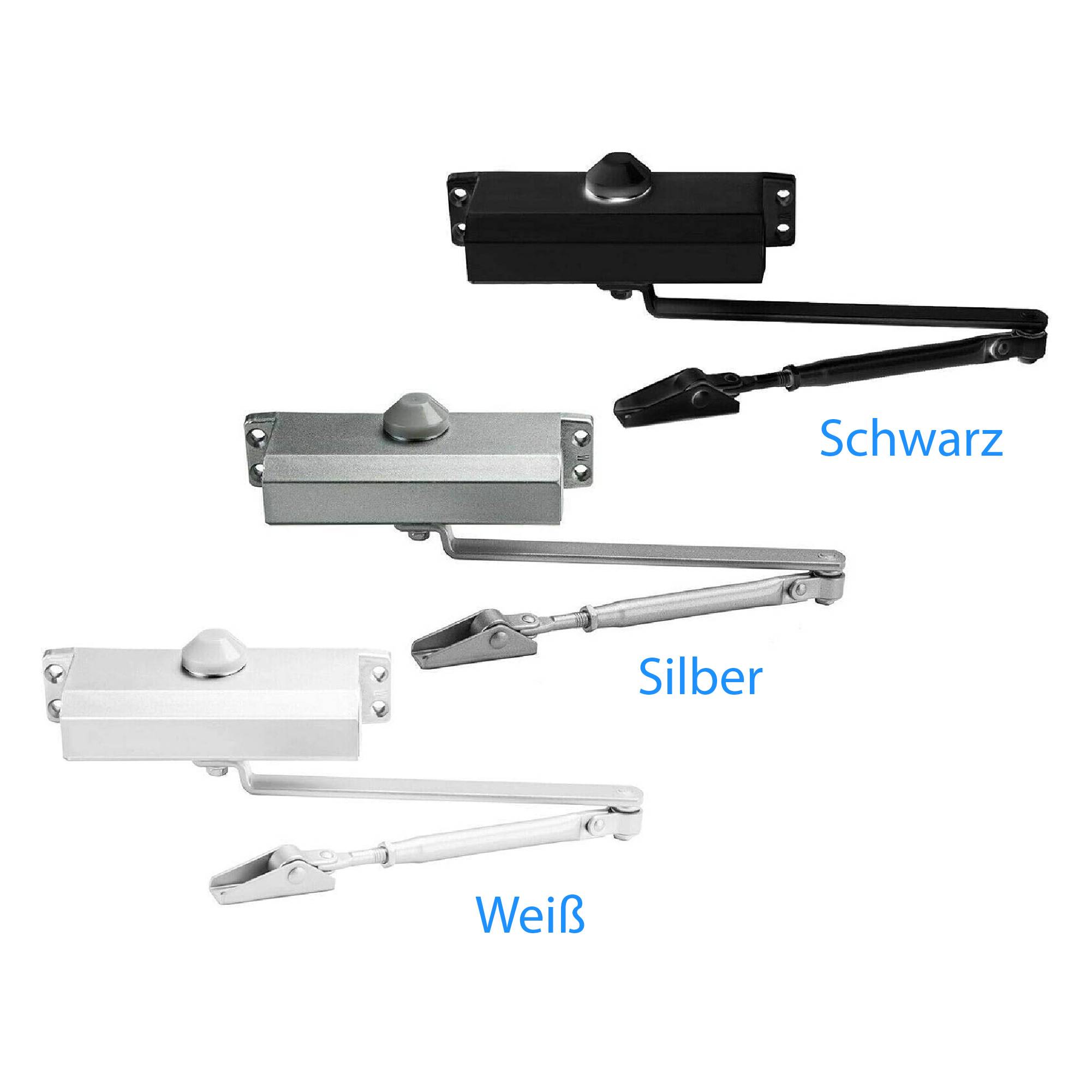 Hydraulischer Türschließer Torschließer Tür Tor Türöffner Stangentürschließer Schwarz bis 45kg Ja