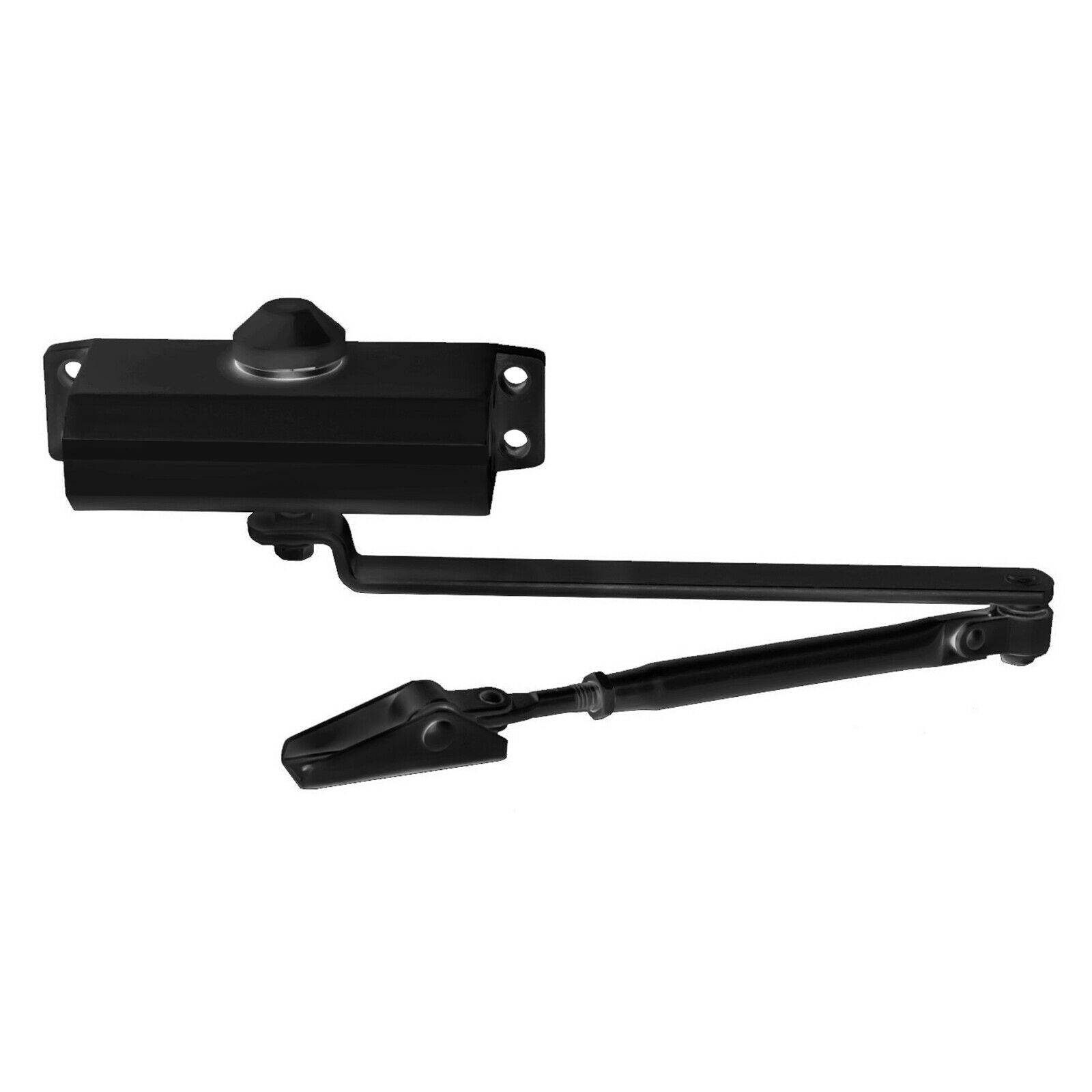 Hydraulischer Türschließer Torschließer Tür Tor Türöffner Stangentürschließer Silber bis 45kg Ja