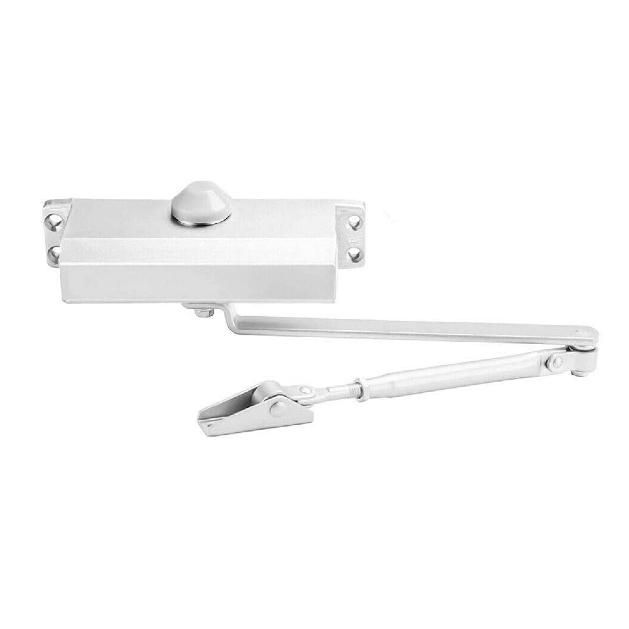 Hydraulischer Türschließer Torschließer Tür Tor Türöffner Stangentürschließer Weiß bis 65kg Nein