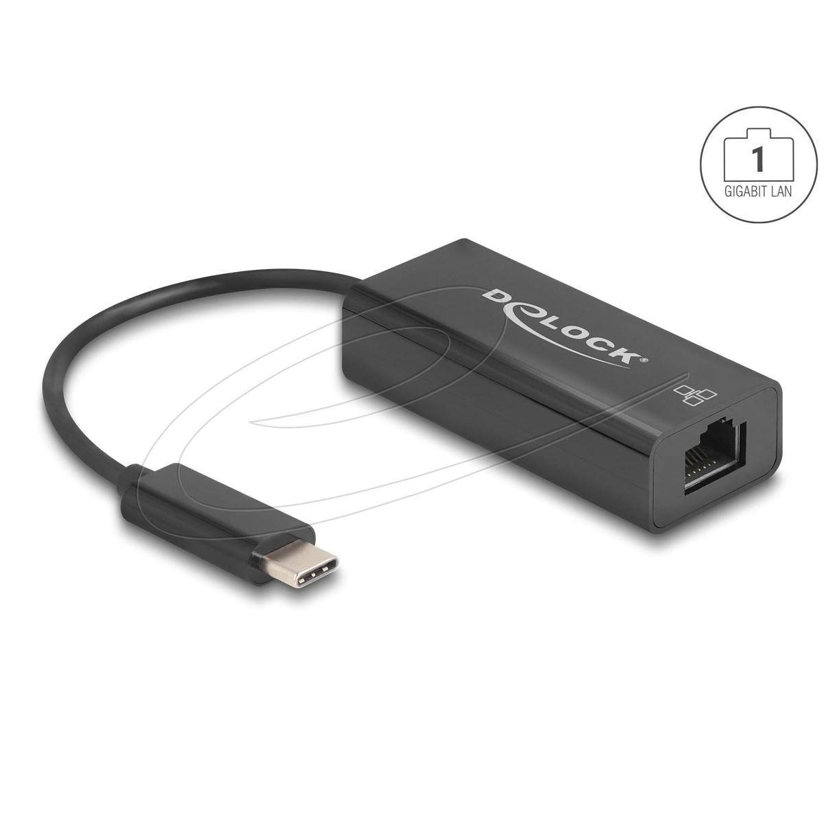 Delock USB 2.0 Type-C Adapter zu 10100 Mbps LAN