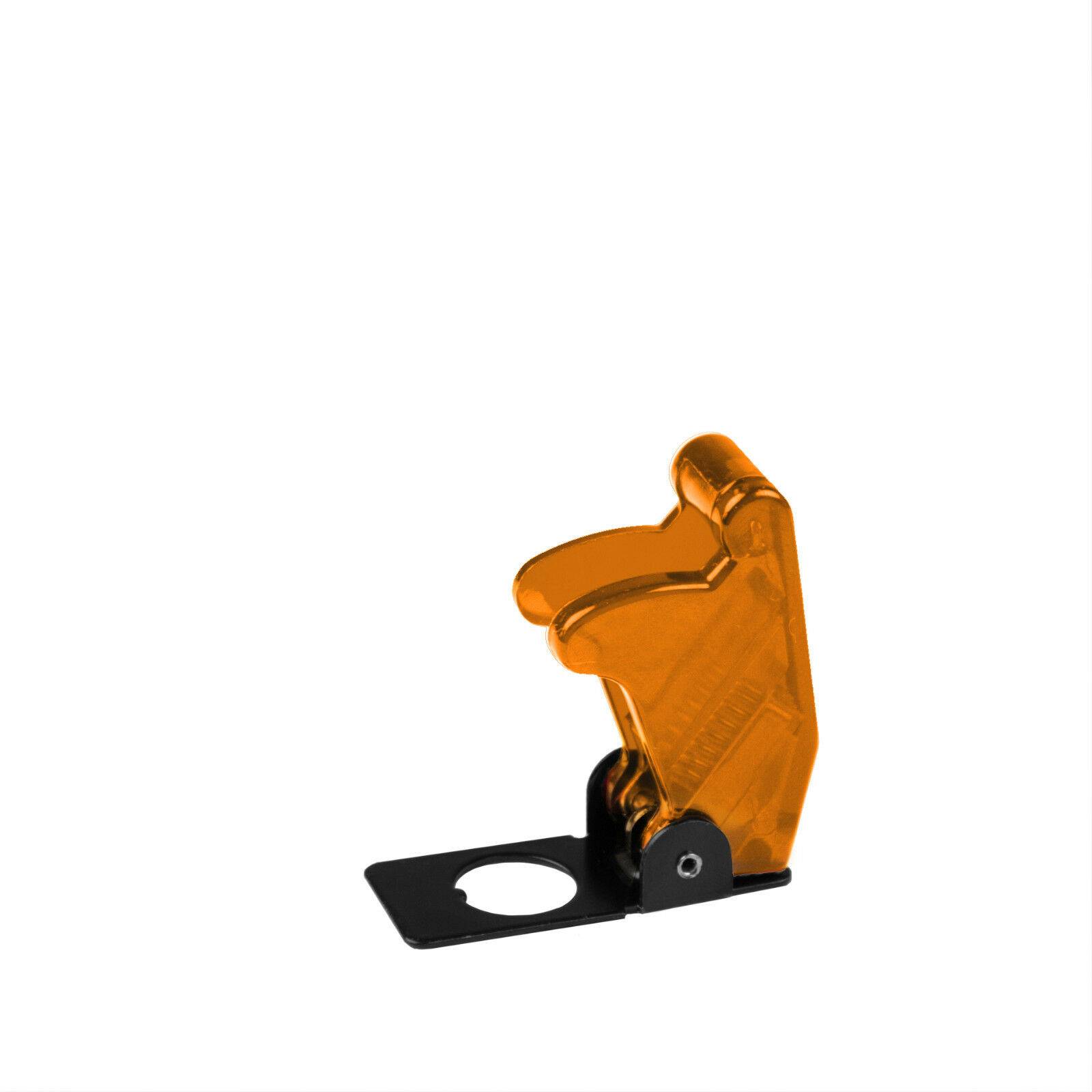 KFZ LED Kippschalter 12V 20A beleuchtet EIN AUS 1-polig Schalter Switch Boot Kappe Orange