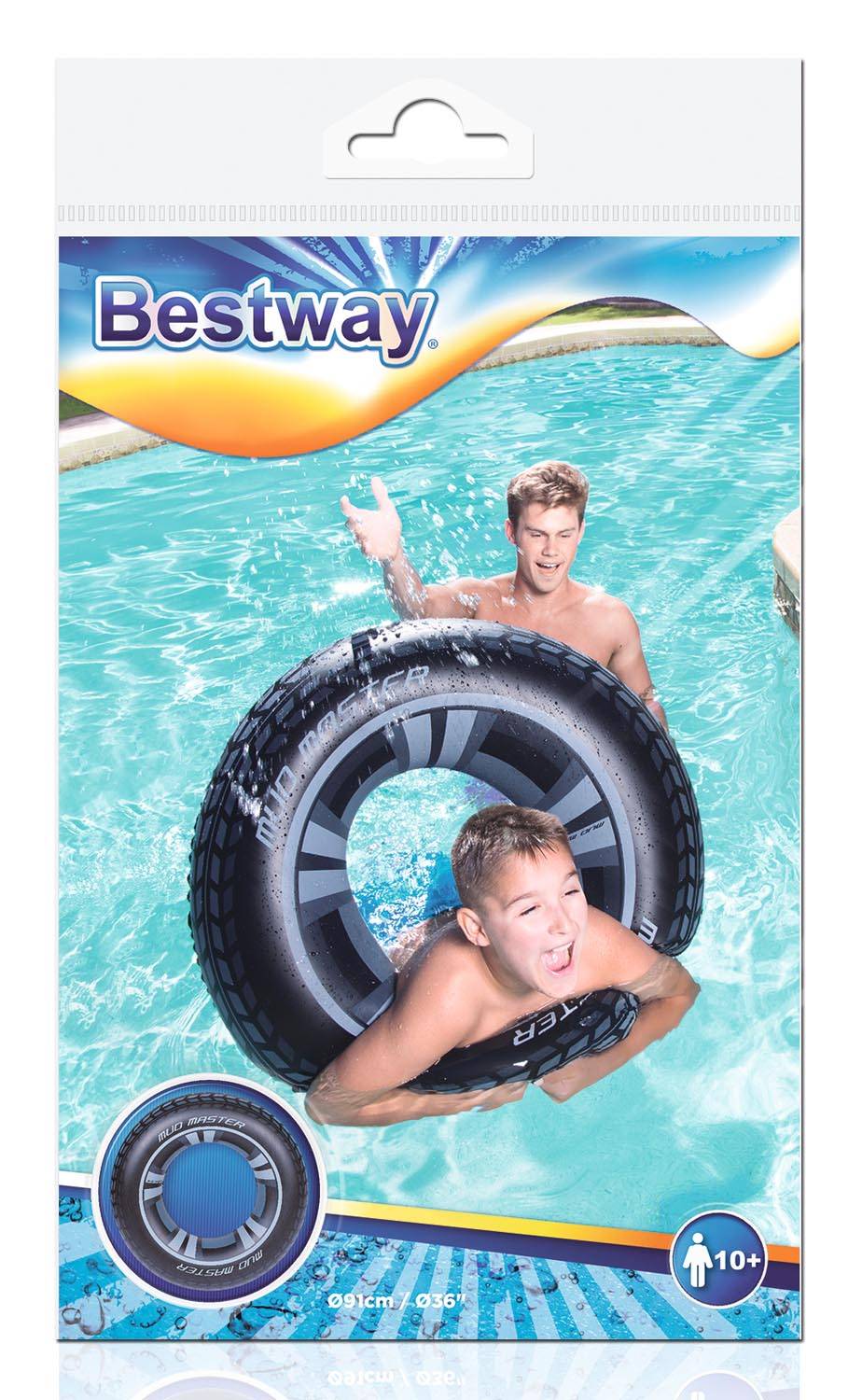 Bestway 36016 - Schwimmring Mud Master Ø 91 cm