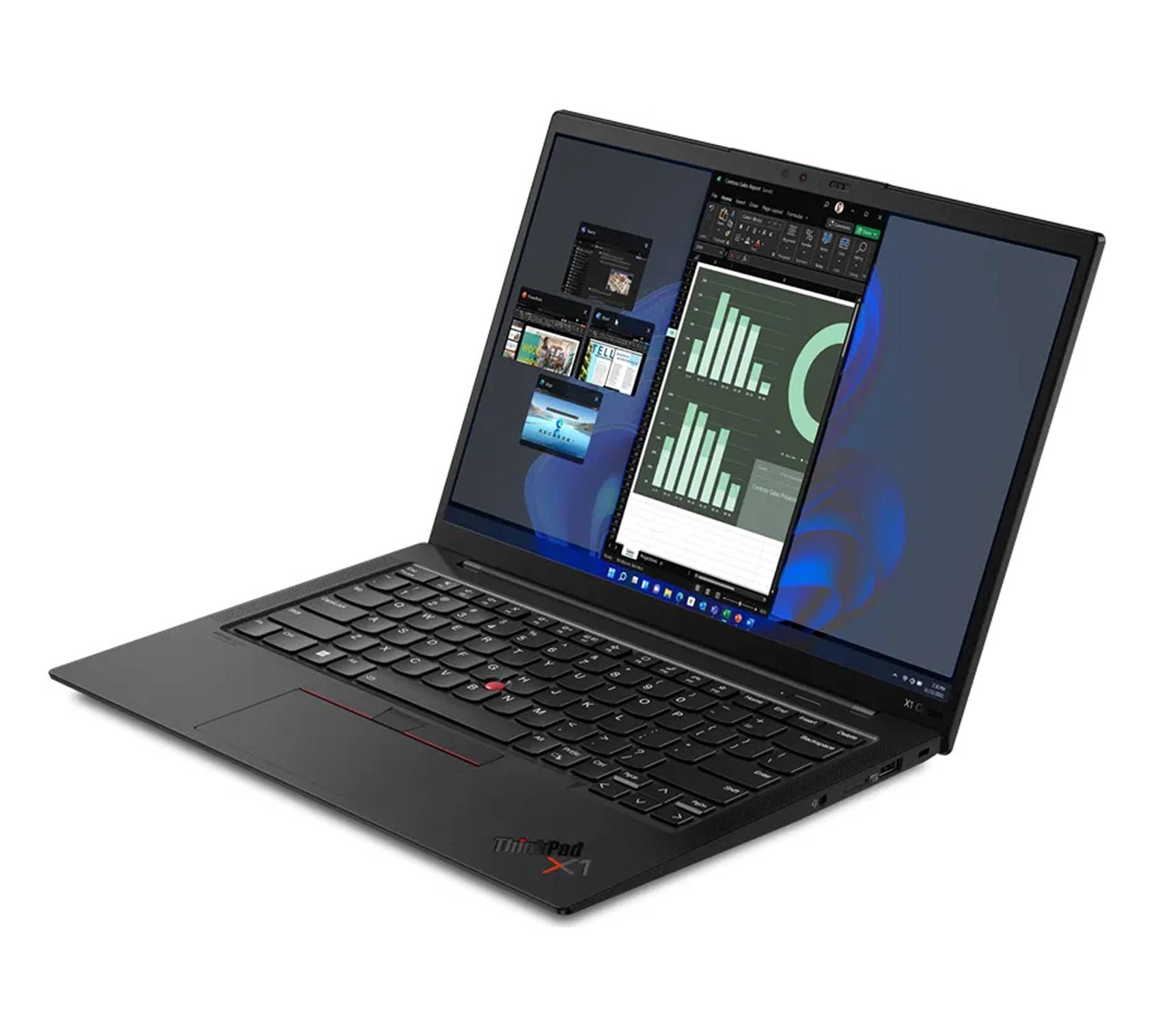 Lenovo ThinkPad X1 Carbon G10 i5-1245U 14" 16 GB FHD Webcam LTE Win 11 Pro DE 256 GB SSD