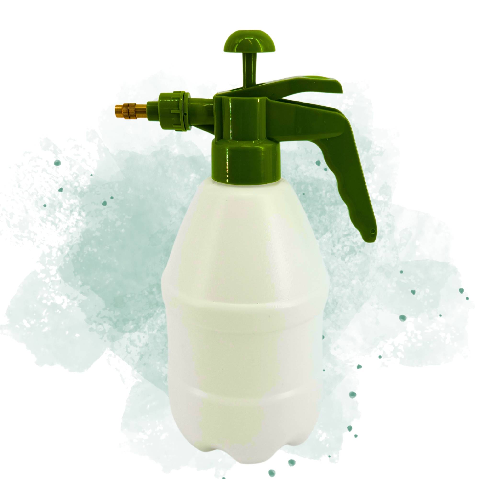 2L Drucksprüher Drucksprühgerät Pflanzenschutz Reinigung Handpumpe mit Messingdüse Handsprüher Gartenspritze Sprühflasche