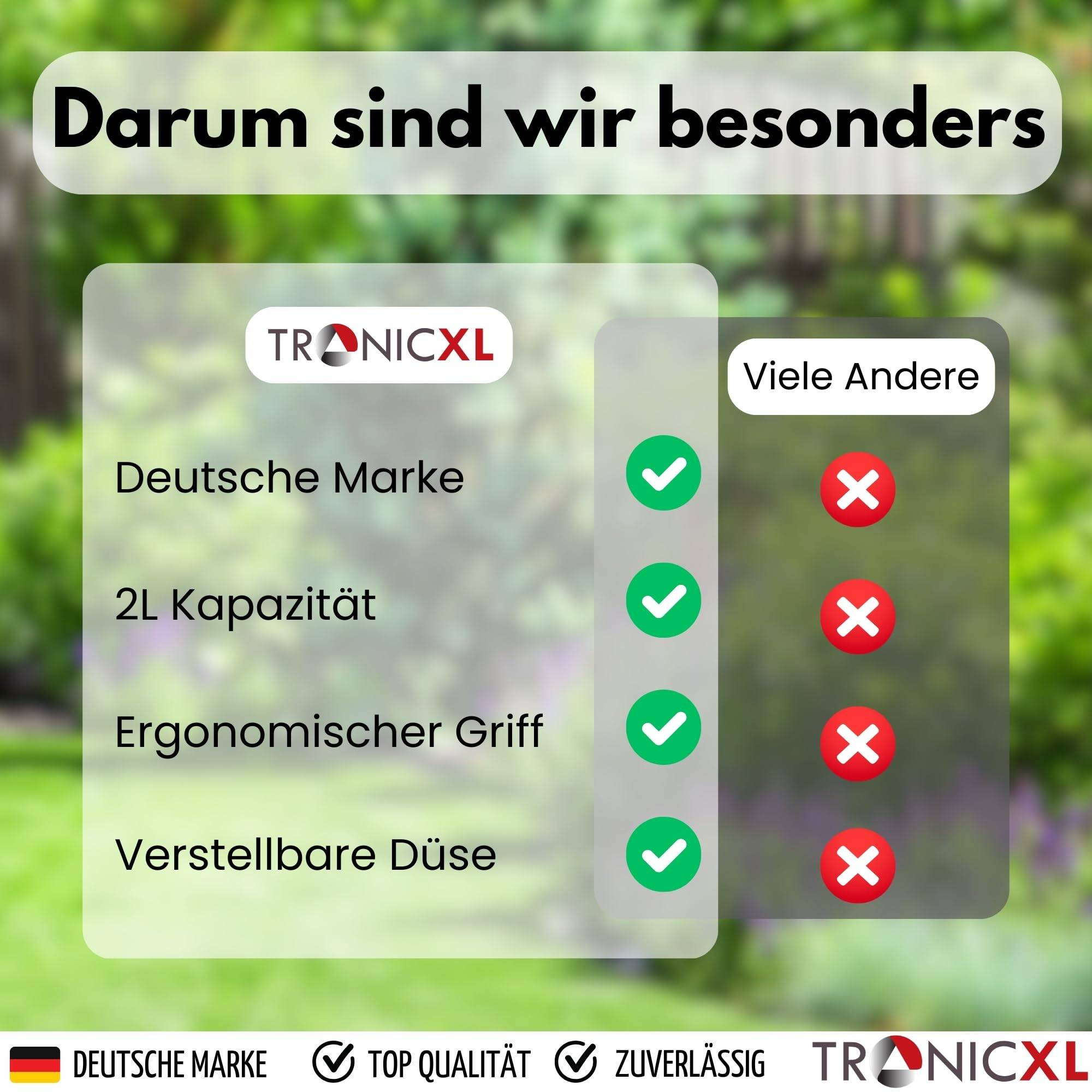 2L Drucksprüher Drucksprühgerät Pflanzenschutz Reinigung Handpumpe mit Messingdüse Handsprüher Gartenspritze Sprühflasche