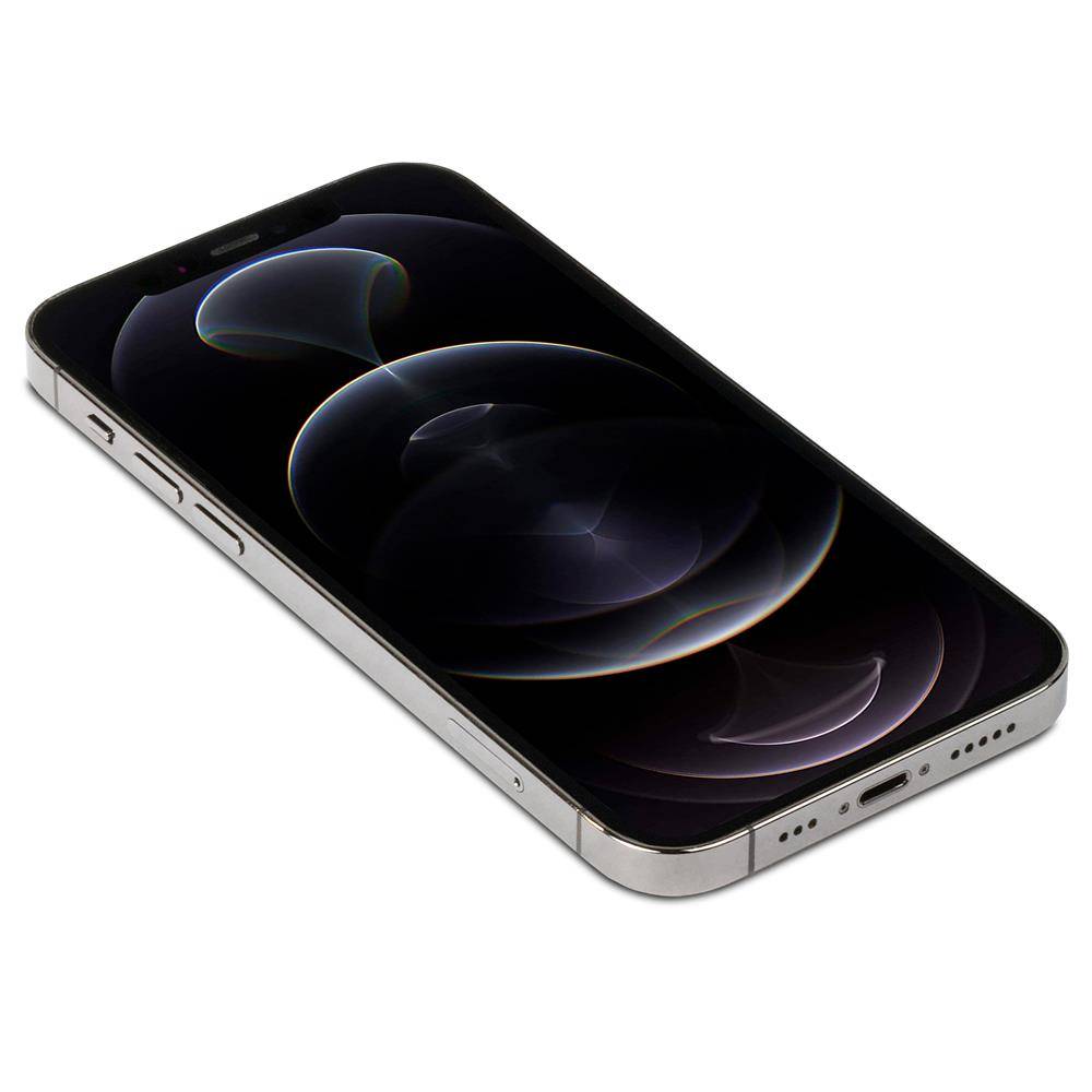 Apple iPhone 12 Pro (Refurbished) Smartphone (P/N: MGMP3ZD/A, 256GB, Graphit, Face ID, 5G, 12 MP, Edelstahl)