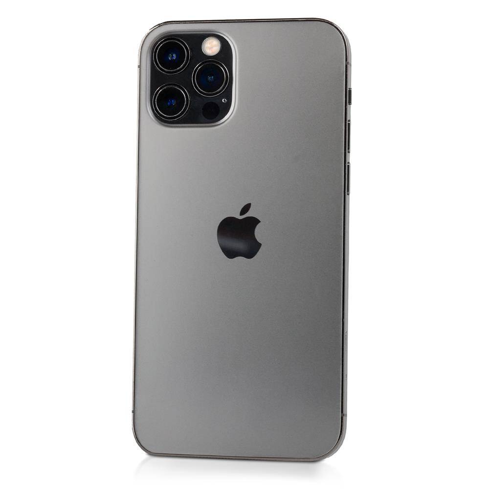 Apple iPhone 12 Pro (Refurbished) Smartphone (P/N: MGMP3ZD/A, 256GB, Graphit, Face ID, 5G, 12 MP, Edelstahl)