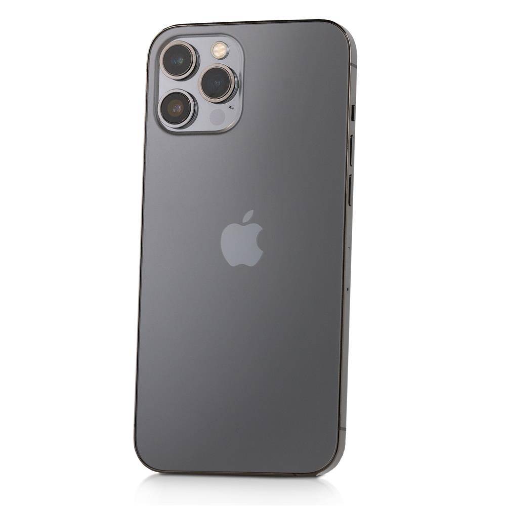 Apple iPhone 12 Pro Max (Refurbished) Smartphone (P/N: MGD73ZD/A, 128GB, Graphit, Face ID, 5G, 12 MP, Edelstahl)
