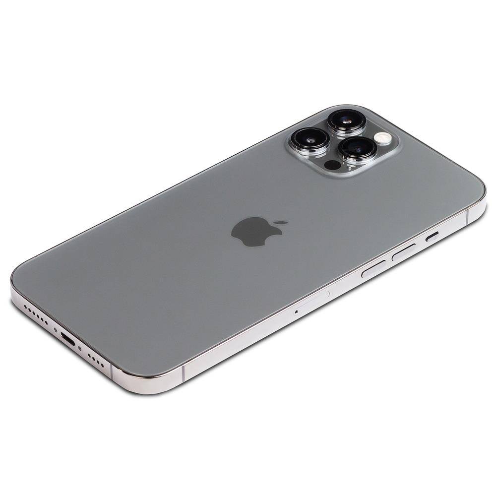 Apple iPhone 12 Pro Max (Refurbished) Smartphone (P/N: MGD73ZD/A, 128GB, Graphit, Face ID, 5G, 12 MP, Edelstahl)