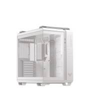 ASUS TUF Gaming GT502 Horizon Mid tower ATX Seitenteil mit Fenster gehärtetes Glas keine Spannungsversorgung Schneeweiß USB/Audio