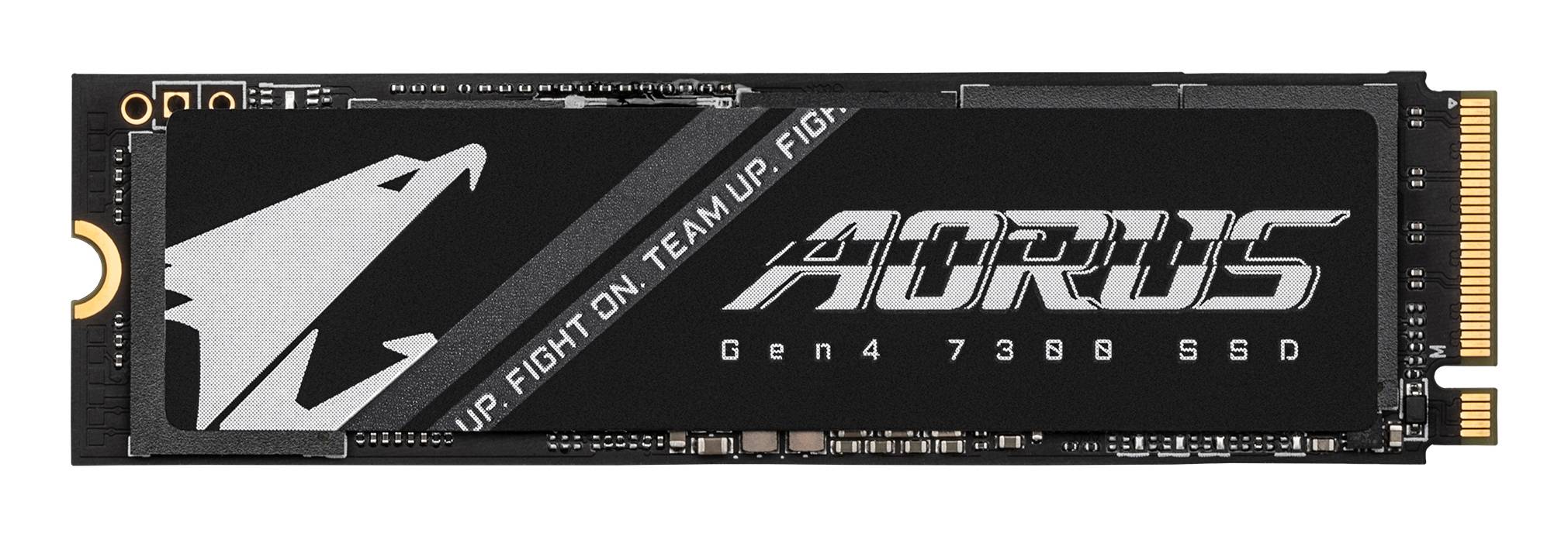 Gigabyte AORUS Gen4 7300 - SSD - 1 TB - intern - M.2 2280 - PCIe 4.0 x4 (NVMe)