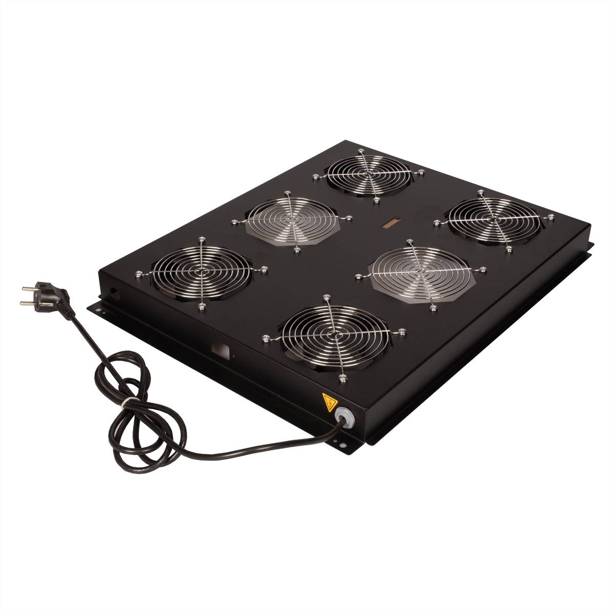 ROLINE 19-Zoll Dachlüftereinheit 4 Lüfter, ON/OFF für Serverschrank der PRO Serie, schwarz