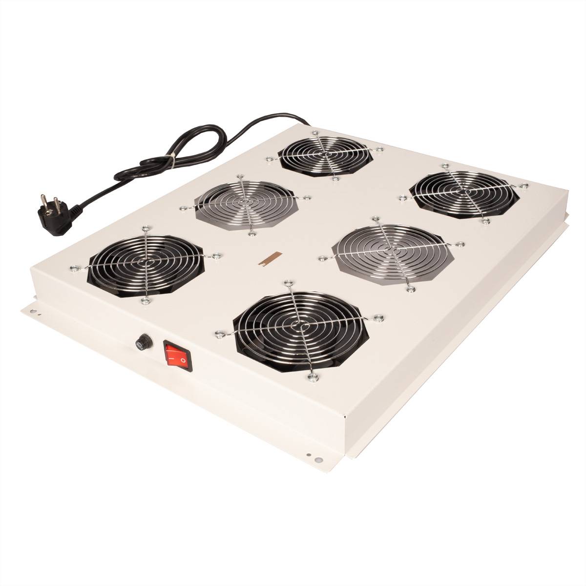 ROTRONIC-SECOMP - Roline - Rack - Lüfter Kit - with 4 fans - Dach - Hellgrau, RAL 7035 - 48.3 cm (19"")