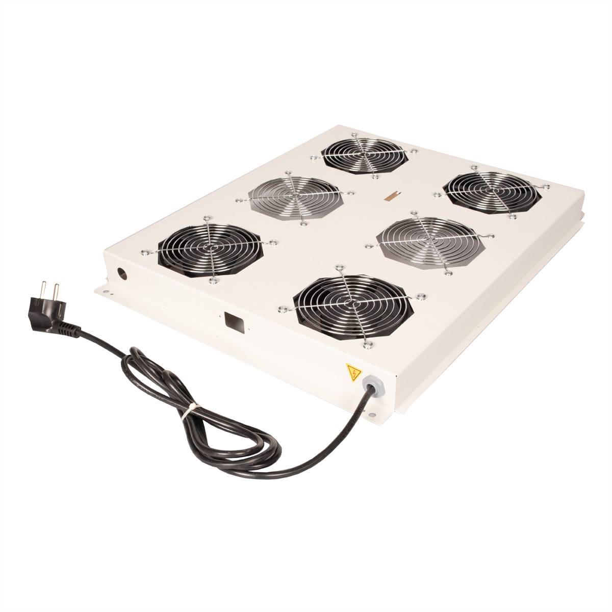 ROLINE 19-Zoll Dachlüftereinheit 4 Lüfter, ON/OFF für Serverschrank der PRO Serie, grau