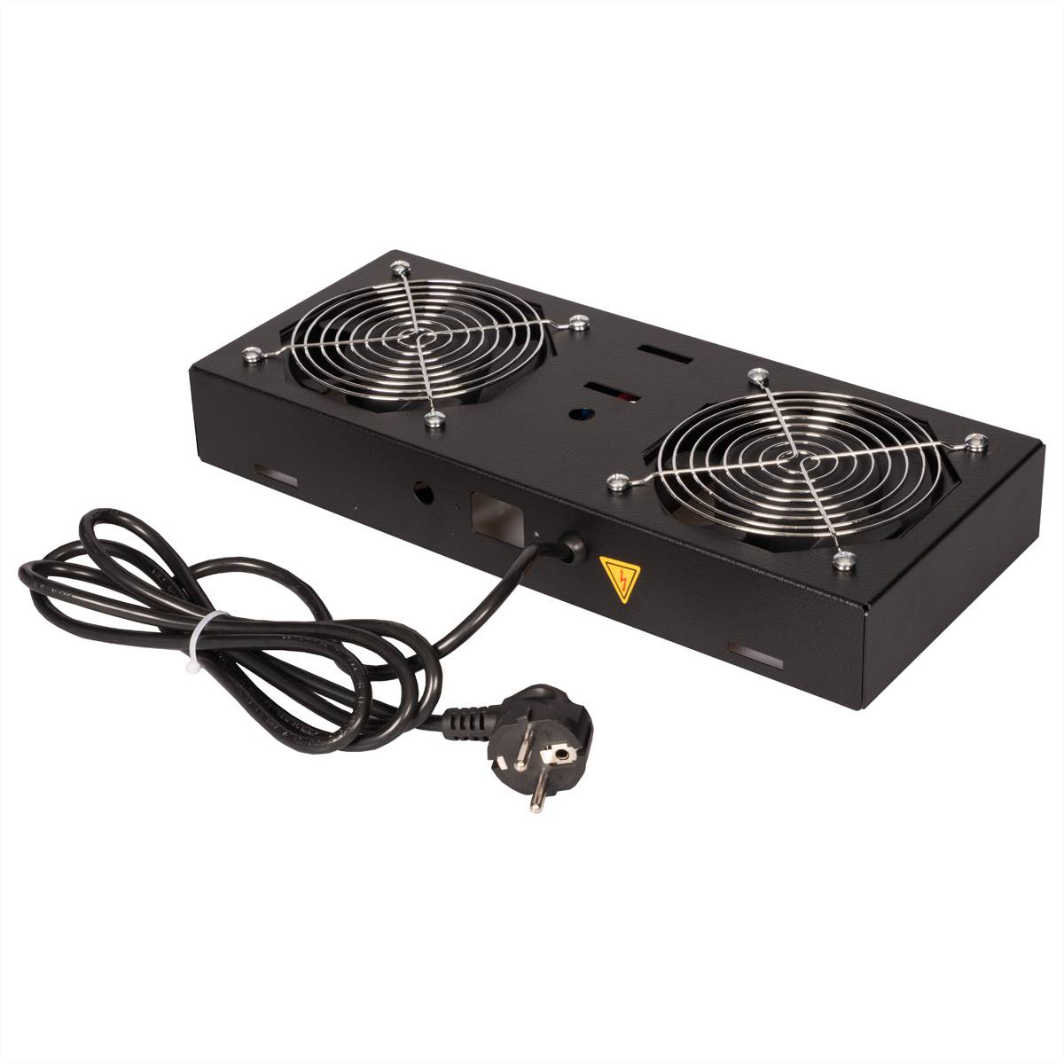 ROTRONIC-SECOMP - Roline - Lüftungseinheit - 2 Lüfter - Jet Black, RAL 9005 - 48.3 cm (19"")