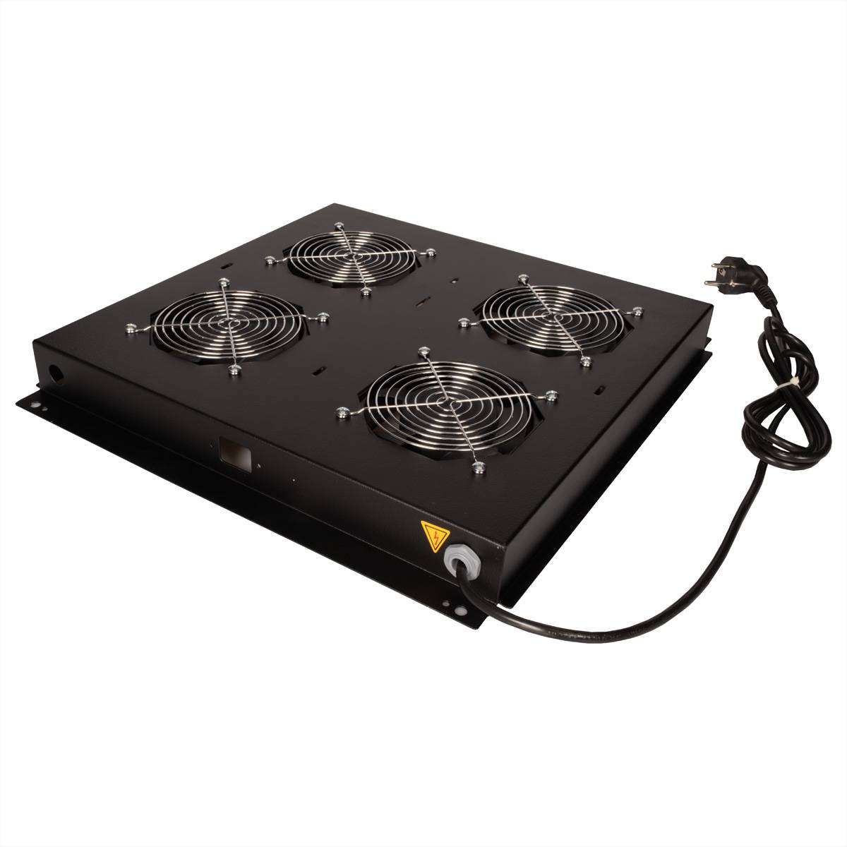 ROTRONIC-SECOMP - Roline - Rack - Lüfter Kit - with 4 fans - Dach - Jet Black, RAL 9005 - 48.3 cm (19"")