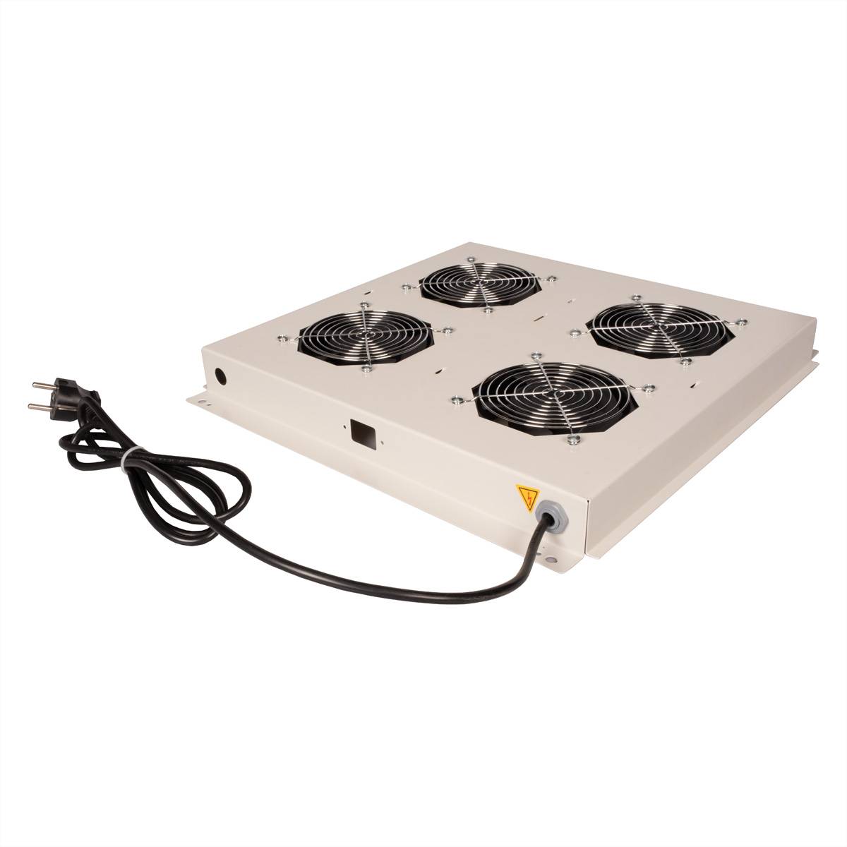 ROLINE 19-Zoll Dachlüftereinheit 4 Lüfter, ON/OFF grau