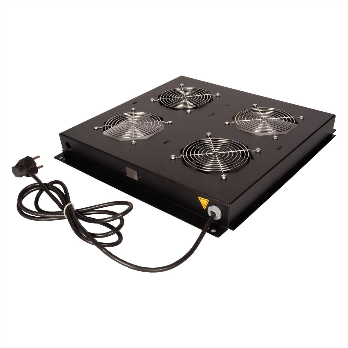 ROLINE 19-Zoll Dachlüftereinheit 2 Lüfter, ON/OFF schwarz