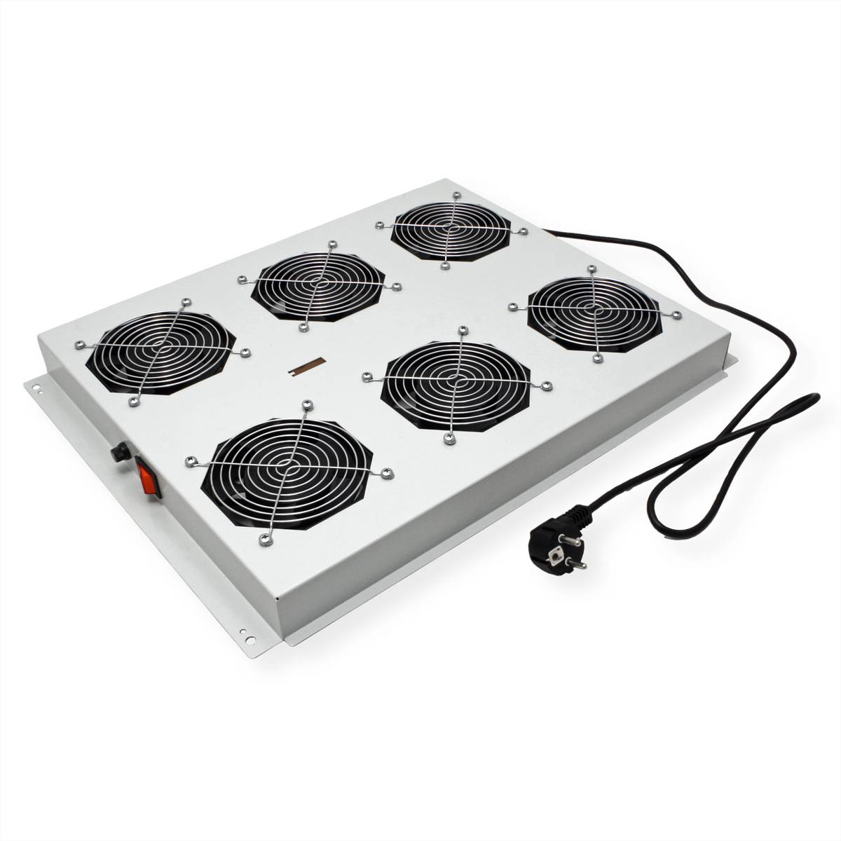 ROTRONIC-SECOMP - Roline - Rack - Lüfter Kit - with 6 fans - Dach - Hellgrau, RAL 7035 - 48.3 cm (19"")