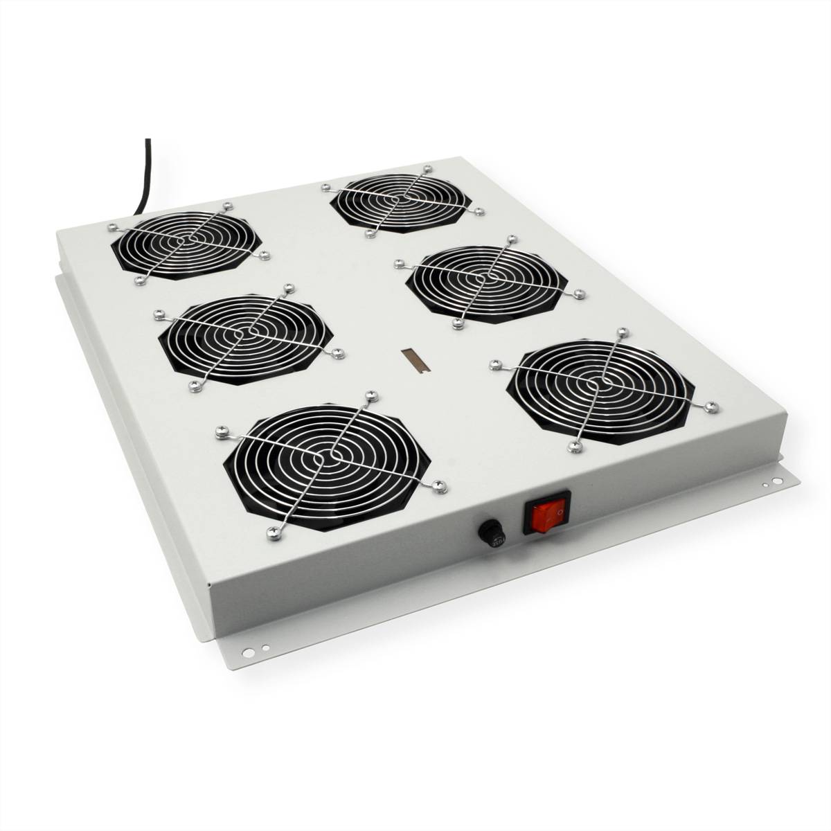 ROTRONIC-SECOMP - Roline - Rack - Lüfter Kit - with 6 fans - Dach - Hellgrau, RAL 7035 - 48.3 cm (19"")