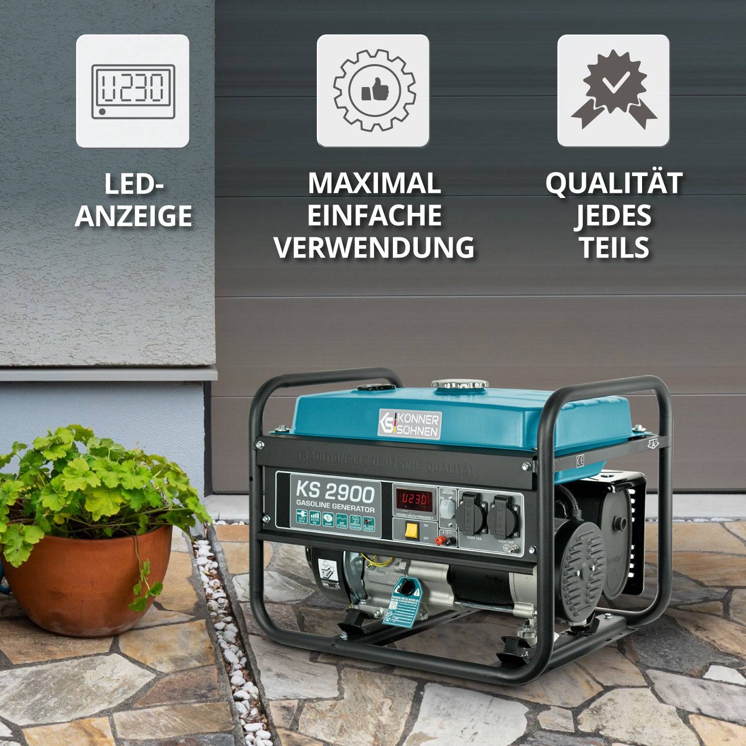 Benzin-Generator "Könner & Söhnen" KS 2900