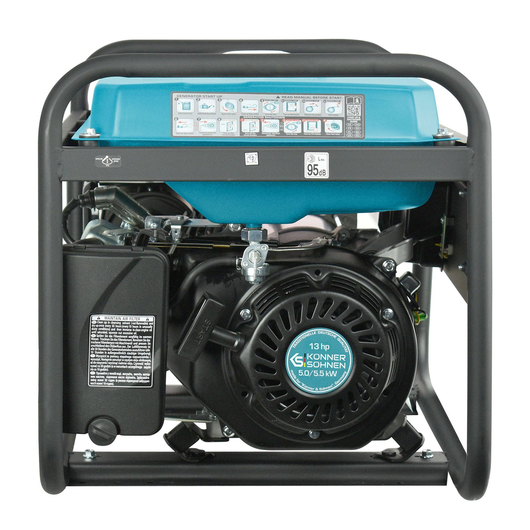 Benzin-Generator "Könner & Söhnen" KS 7000E-3 ATS