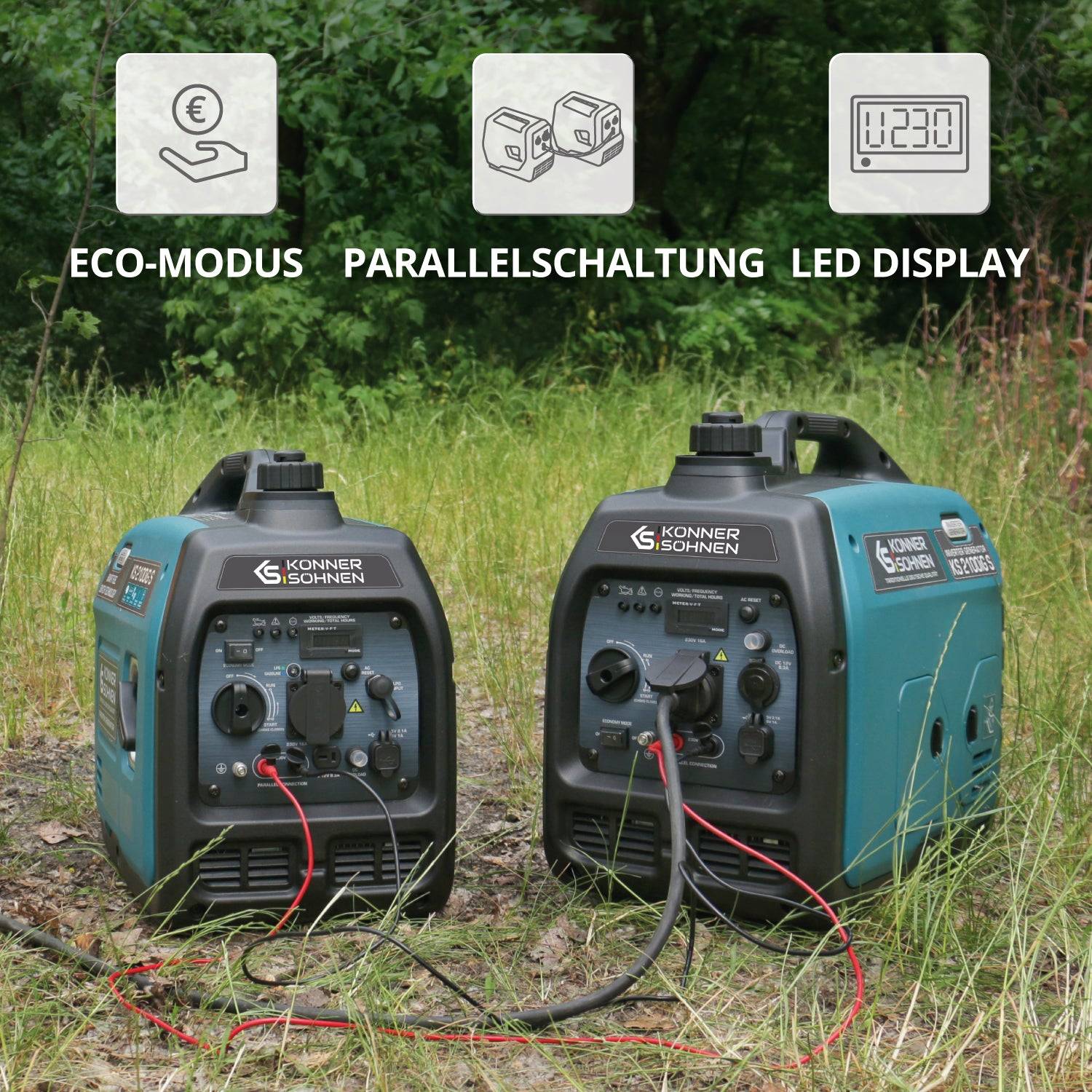 LPG/Benzin-Inverter-Generator KS 2100iG S