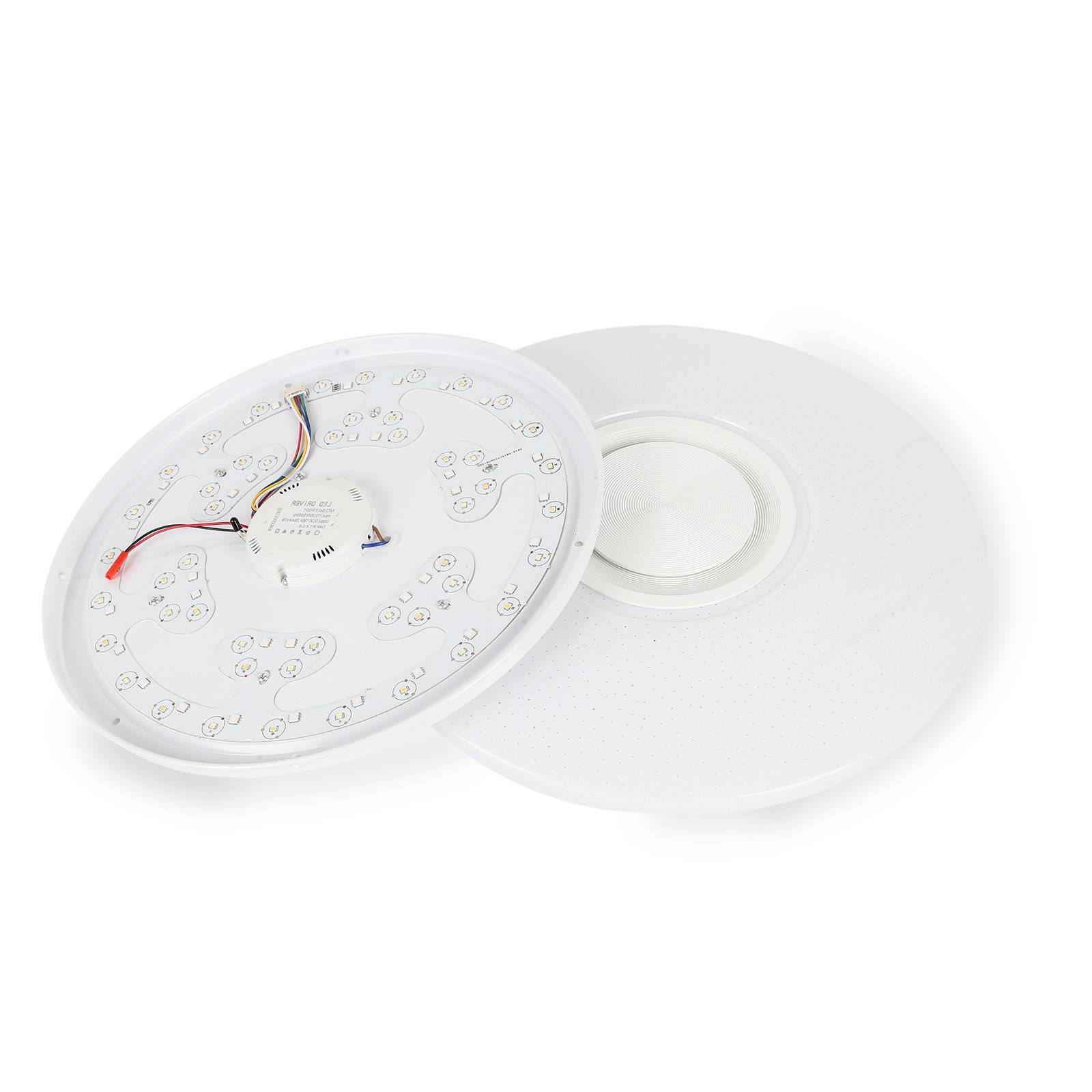 Deckenleuchte LED 36W Musik Deckenlampe bluetooth Lautsprecher APP Deckenlampe Mit Fernbedienung für Schlafzimmer Treppenhaus Küche