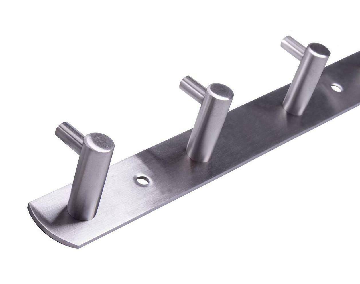 Kleiderhaken Garderobenhaken Edelstahl Wandgarderobe Garderobe Hakenleiste Haken B 1