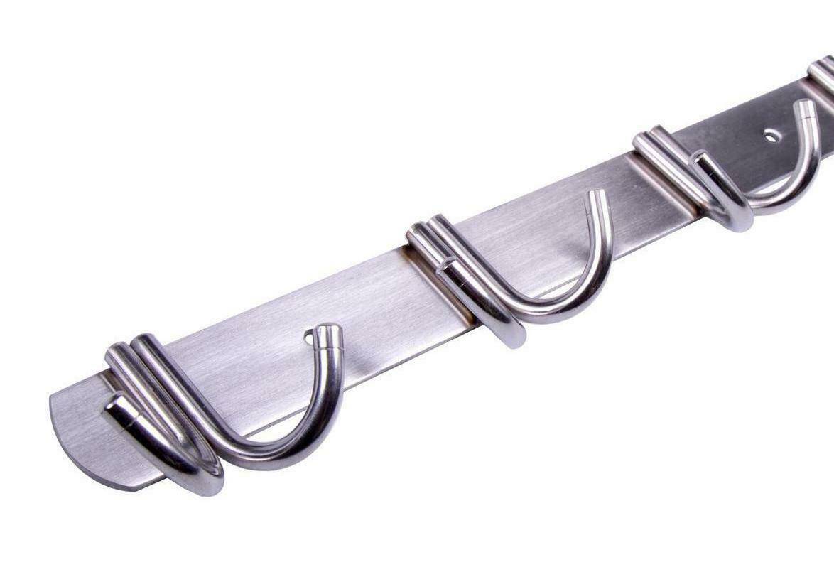 Kleiderhaken Garderobenhaken Edelstahl Wandgarderobe Garderobe Hakenleiste Haken E 7