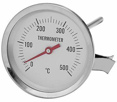 Küchen Thermometer Fettthermometer Fett Fritteusen Ölthermometer Pizzaofen 0-500°