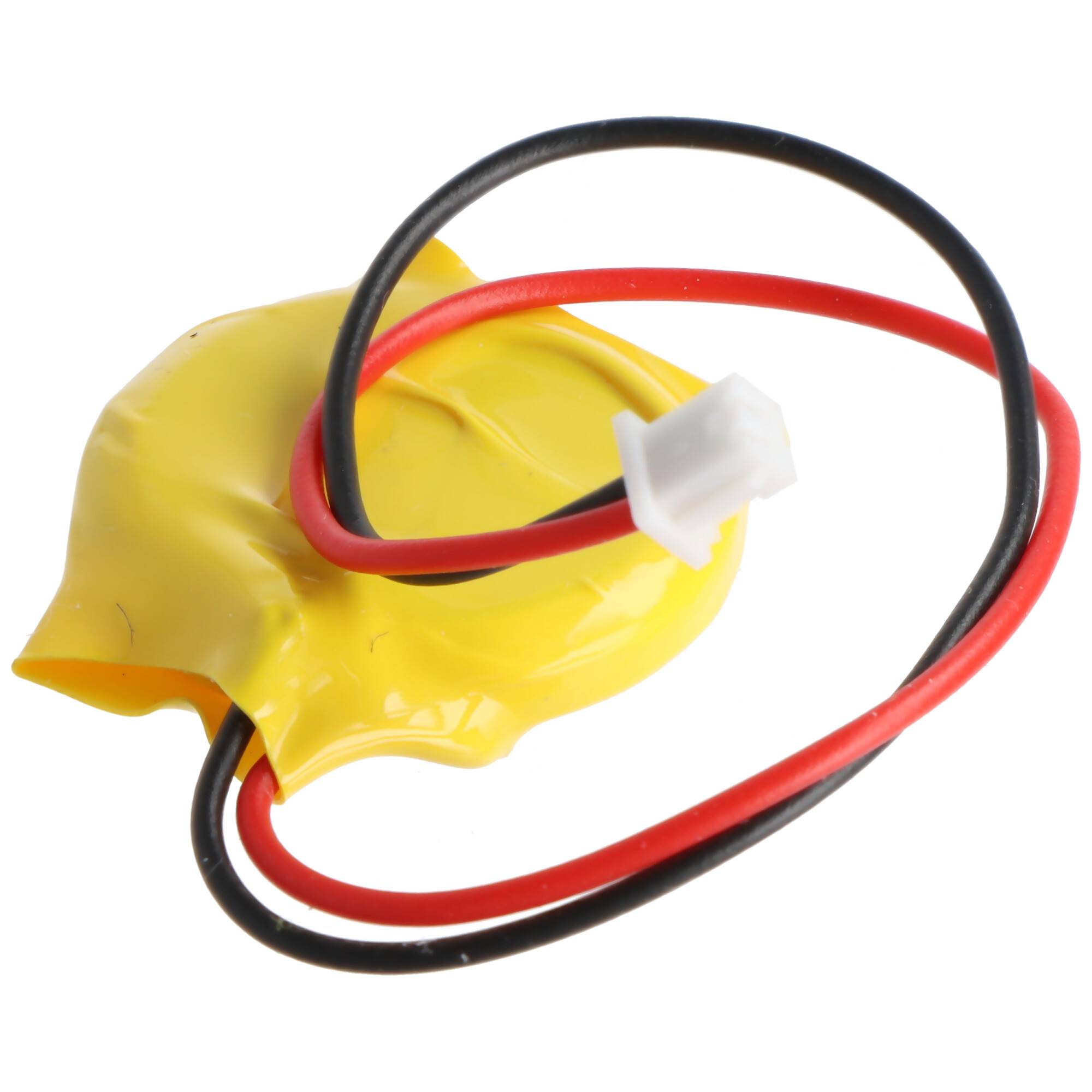 CMOS Batterie CR2032 3V mit Kabel und Stecker, Polung +/- beachten