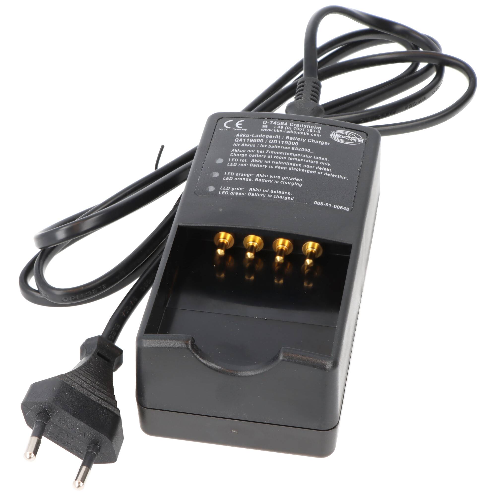 Original HBC Ladegerät QA119600 für Funksteuerungen Akku FUB09N