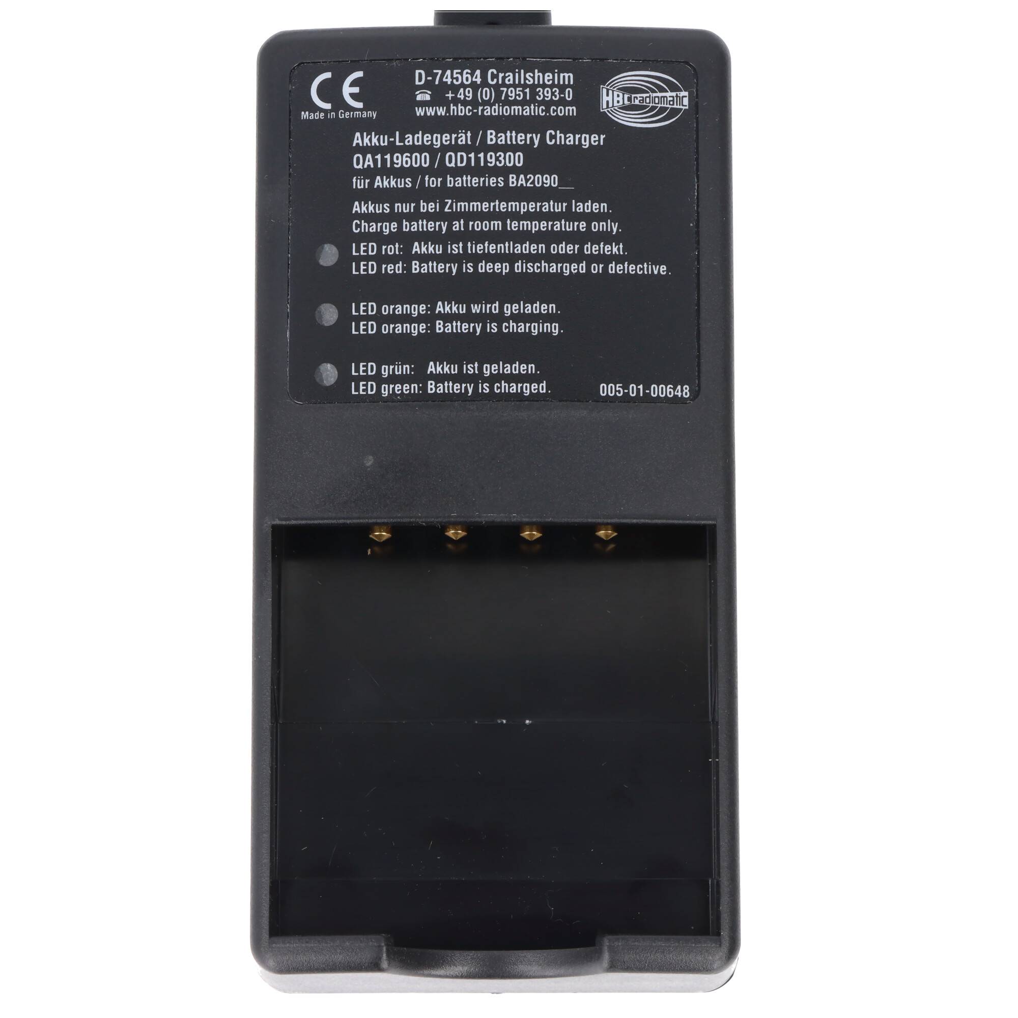 Original HBC Ladegerät QA119600 für Funksteuerungen Akku FUB09N