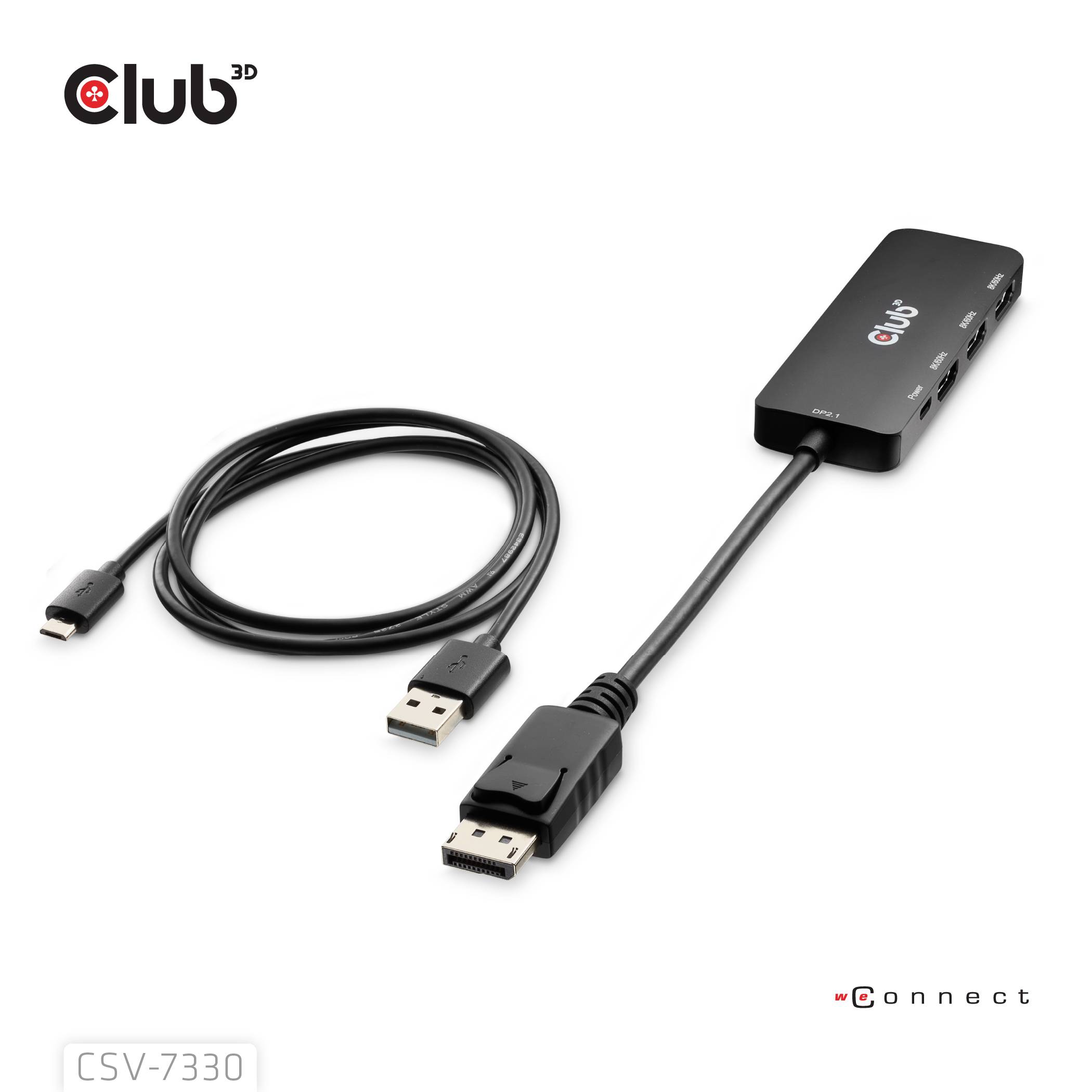 CLUB3D CSV-7330, DisplayPort, 5 g, 28 g, 8473 3020