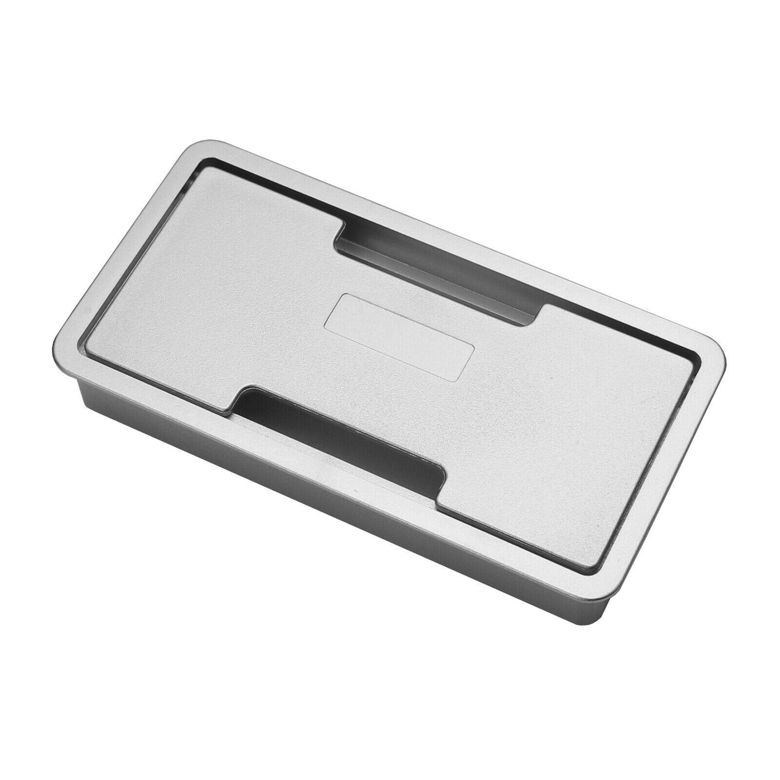 Kunststoff Kabeldurchführung Kabeldurchlaß Kabelauslass Kabelabdeckung Kabeldose Silber