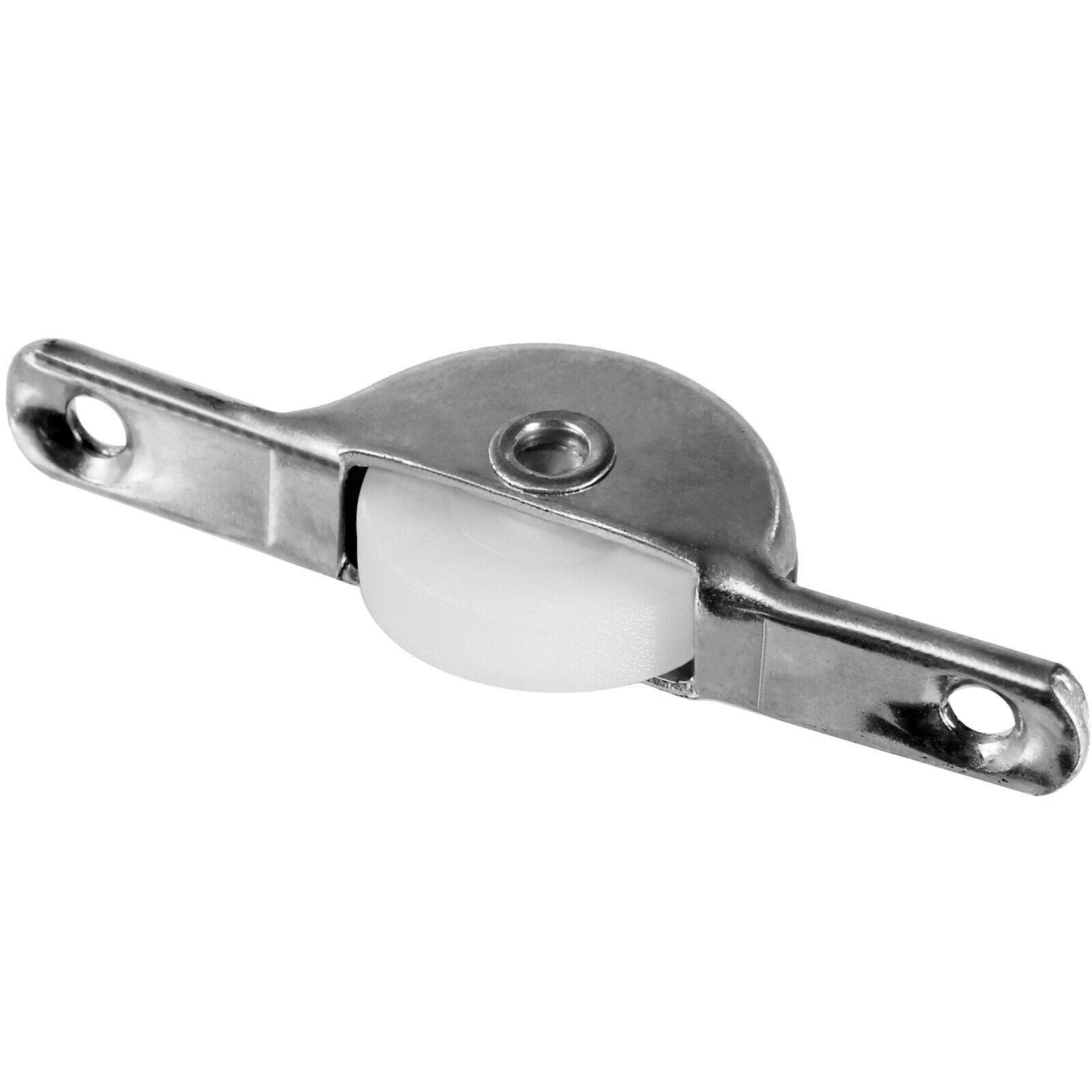 Laufrolle Nylon Stahl Rollwagen Schiebetürbeschlag Holz Schiebetür Lauf Rolle Nylon 76mm Flach