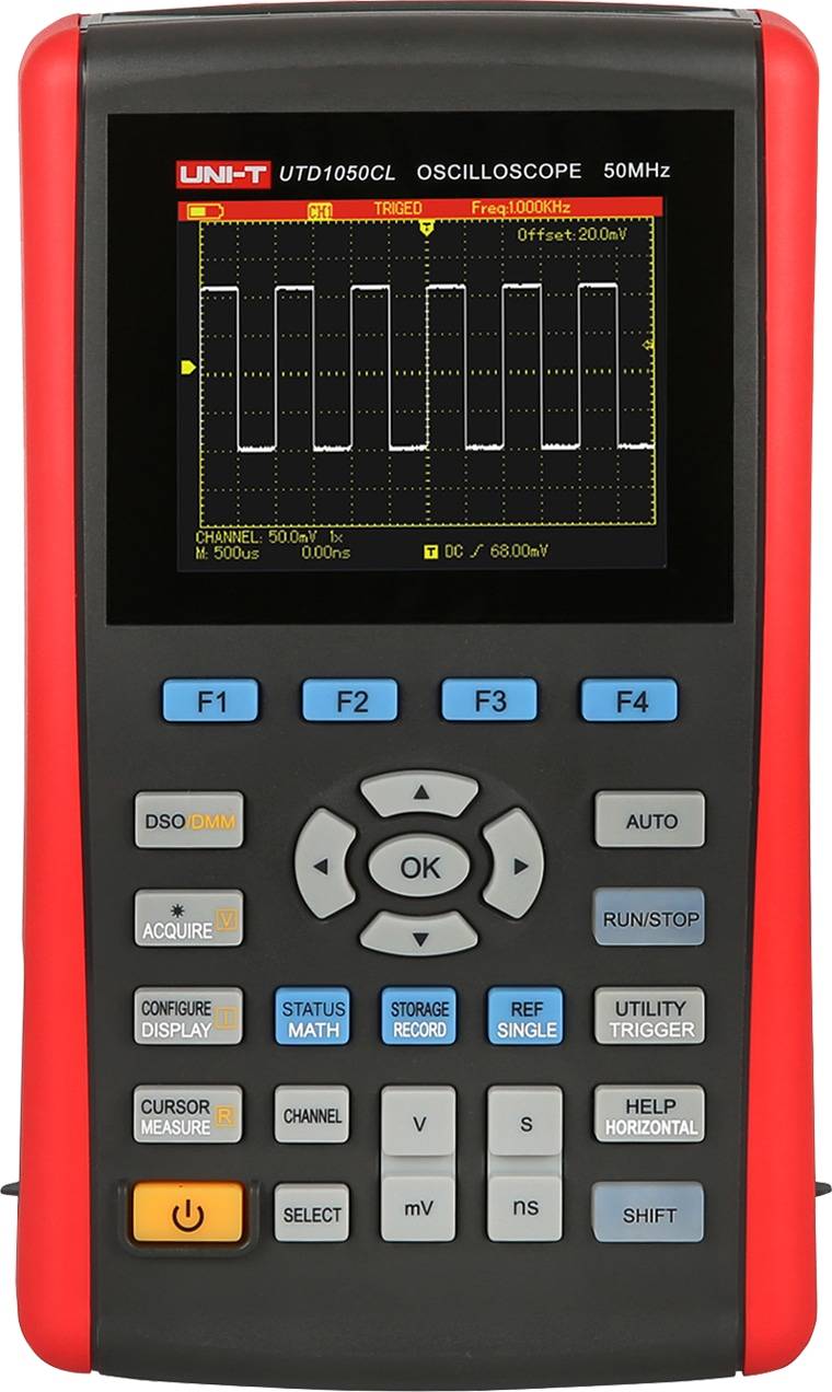 UNI-T Handheld-Oszilloskop, UTD1025CL, 25 MHz, 200 MSa/s