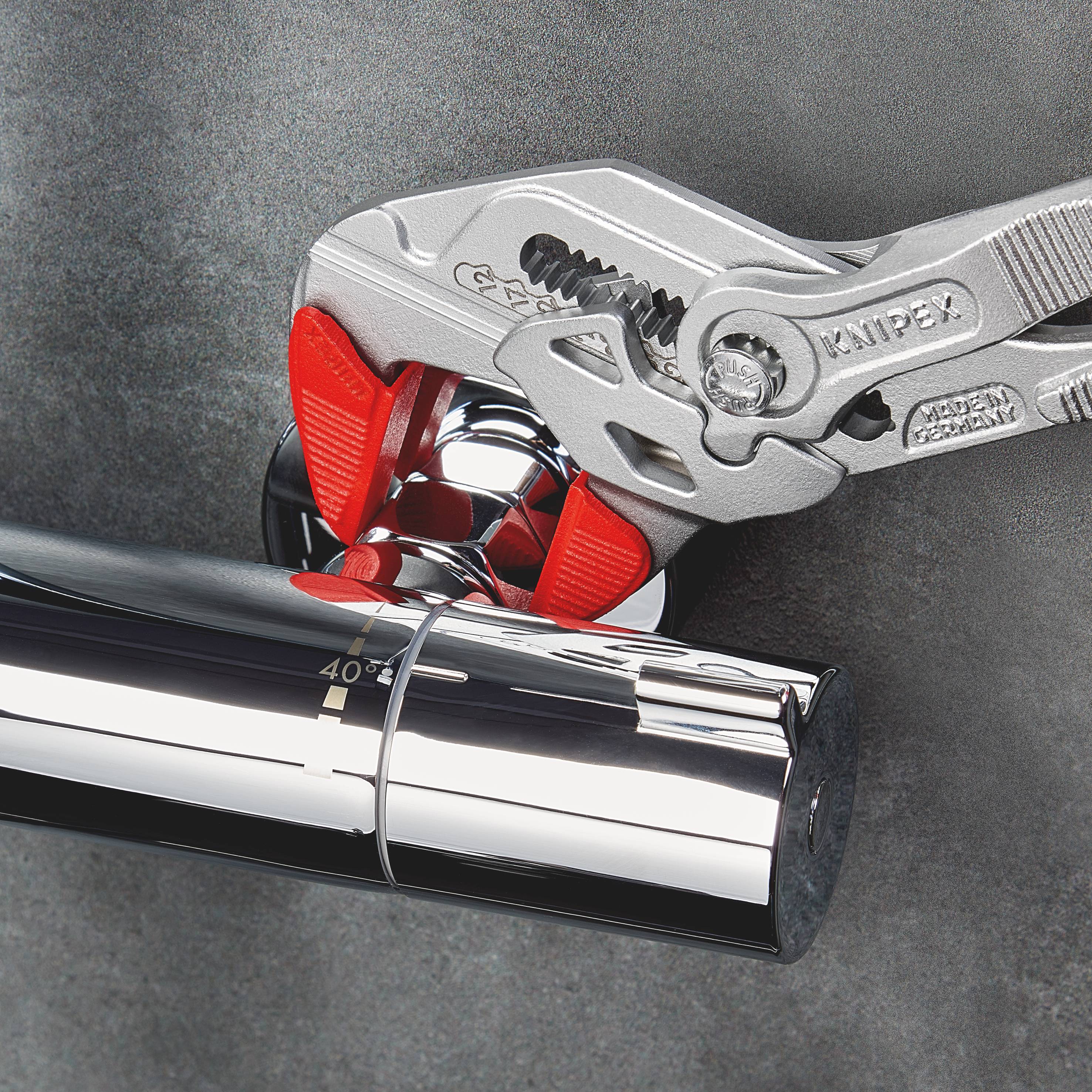 KNIPEX Kunststoffbacken, 86 09 250 V01, für alle Zangenschlüssel 86 XX 250er Modelle, 3 Paar