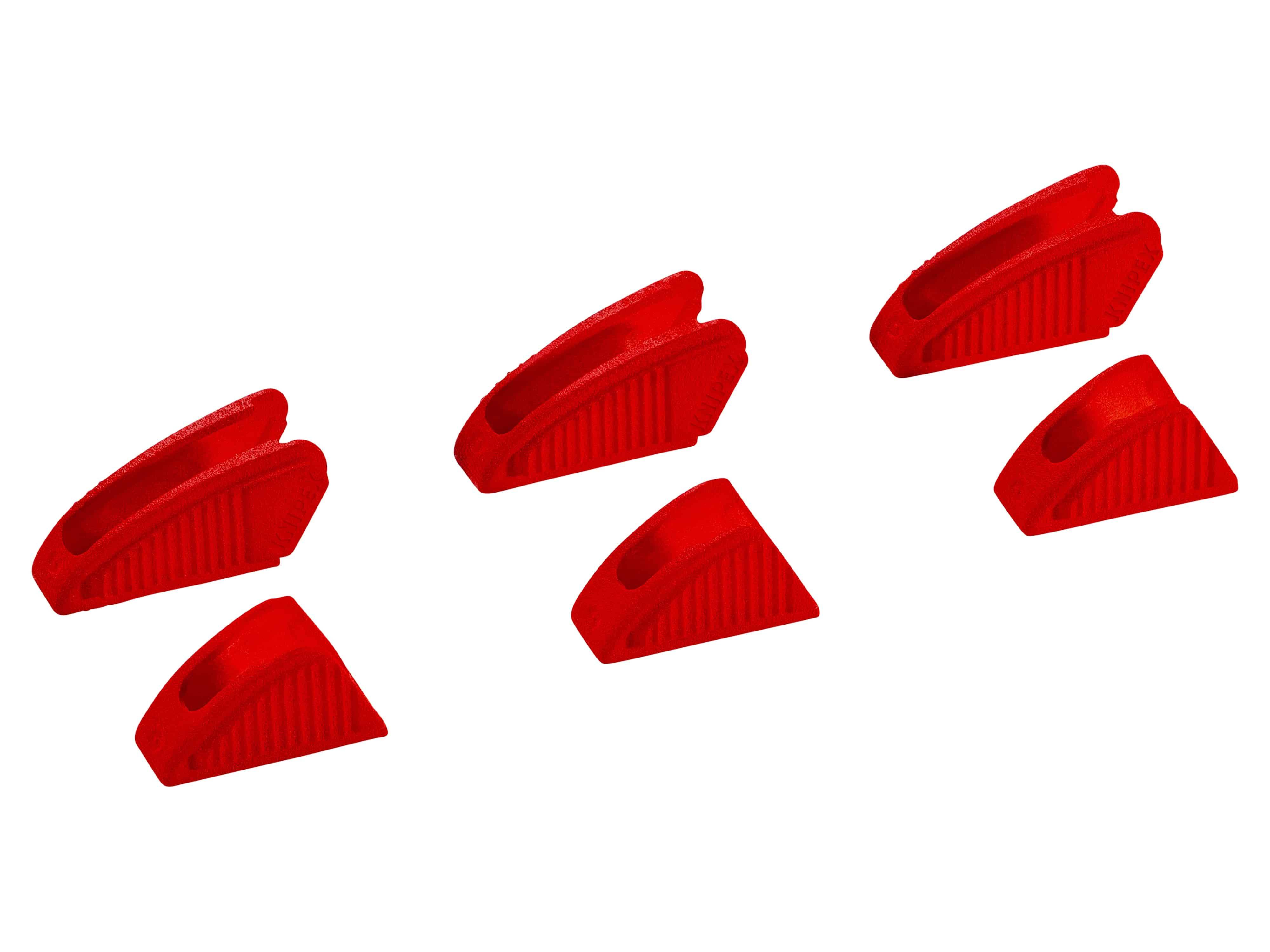 KNIPEX Kunststoffbacken, 86 09 180 V01, für alle Zangenschlüssel 86 XX 180er Modelle, 3 Paar