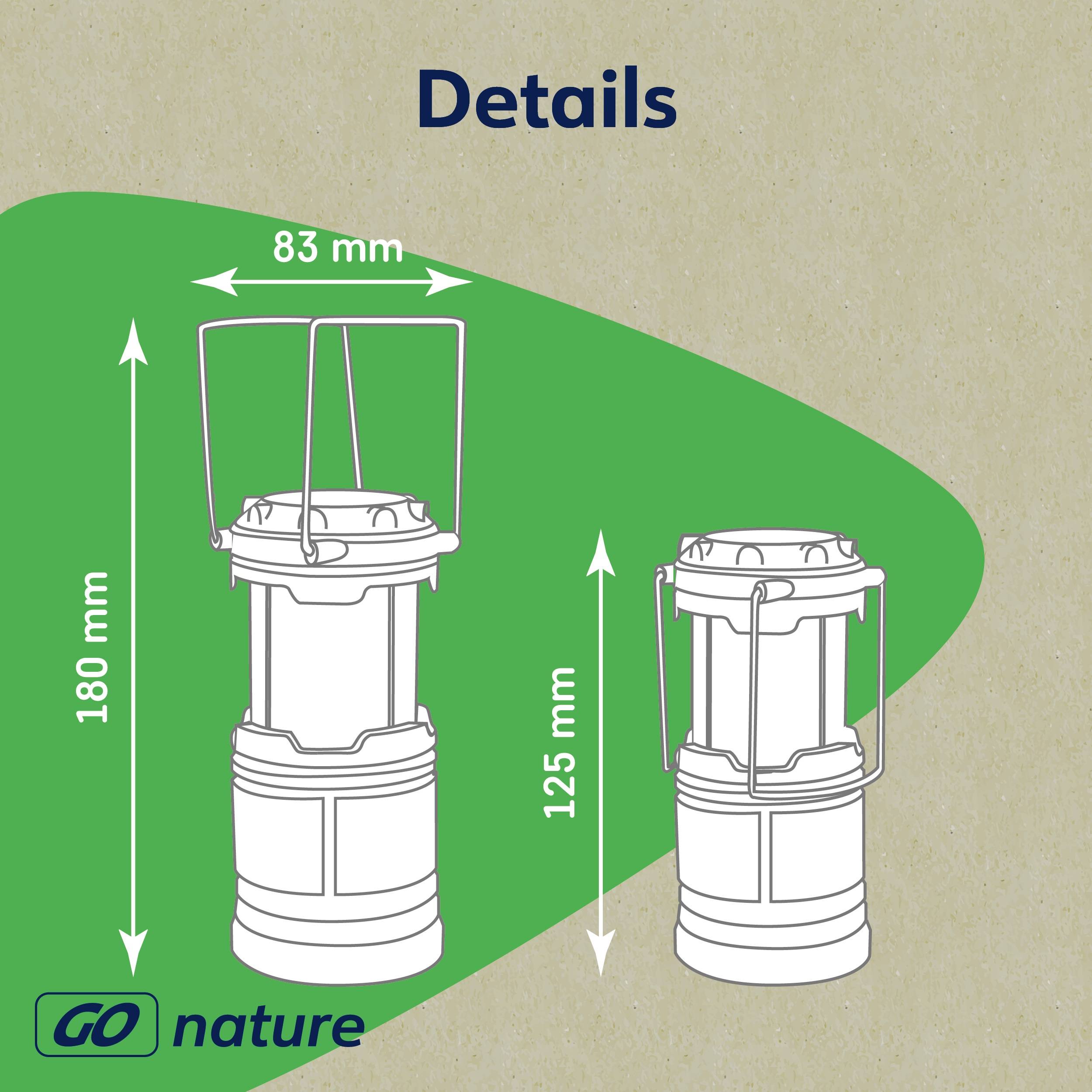 MÜLLER-LICHT LED-Akku-Campingleuchte TERRA, 100lm, batteriebetrieb, schwarz