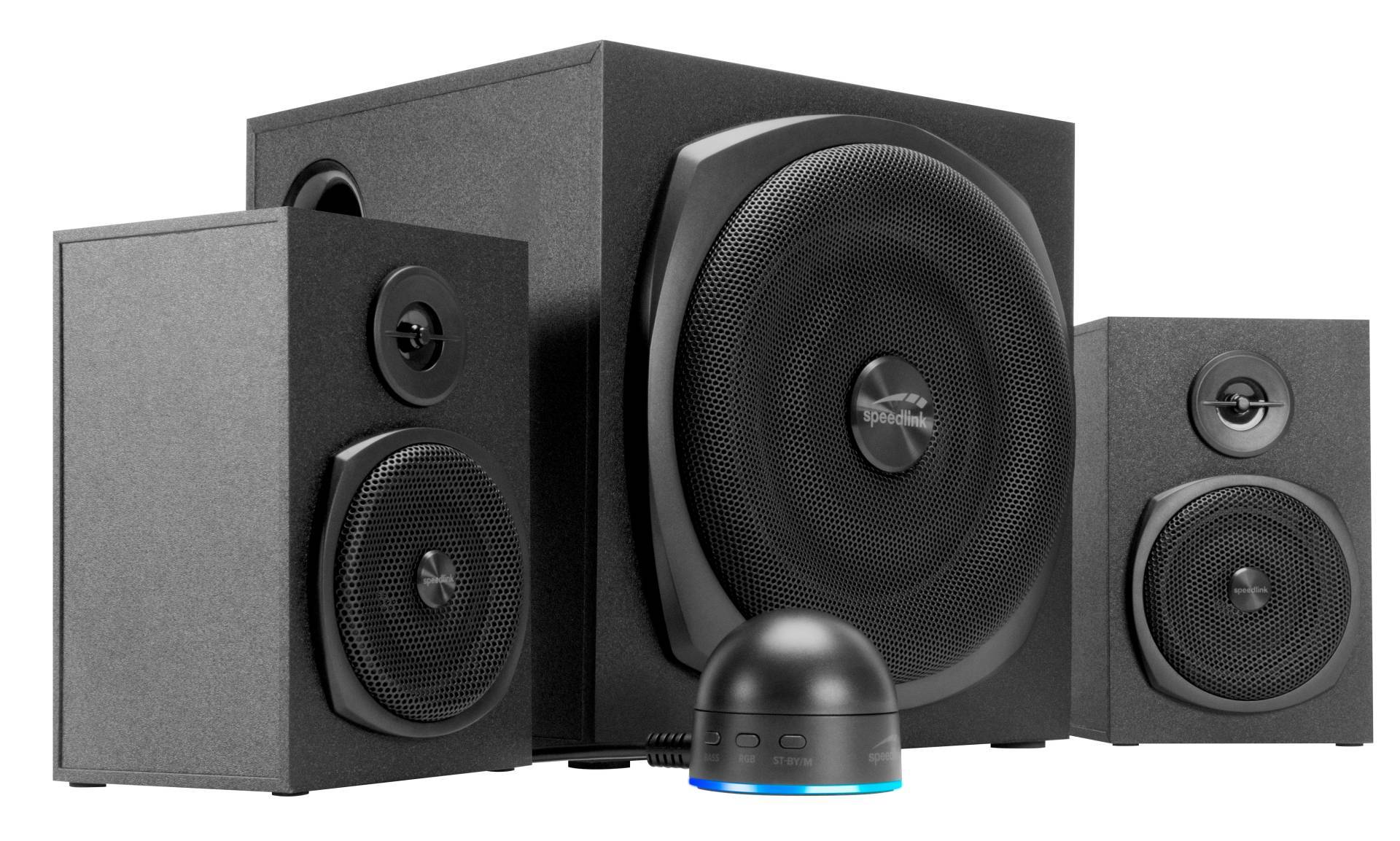 Speedlink Lautsprecher GRAVITY LT, 2.1 Subwoofer System sw retail Multimedia-Technik Aktivboxen
