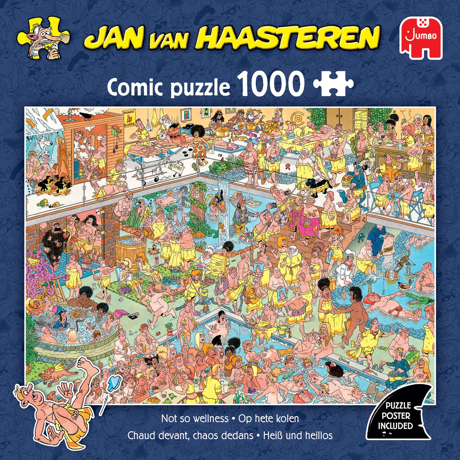 Jan van Haasteren, Heiß und Heillos, 1000 Teile Puzzle