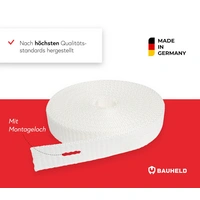 BAUHELD 6m Rollladengurt 14mm Weiß BAUHELD 6m Rollladengurt 14mm Weiß