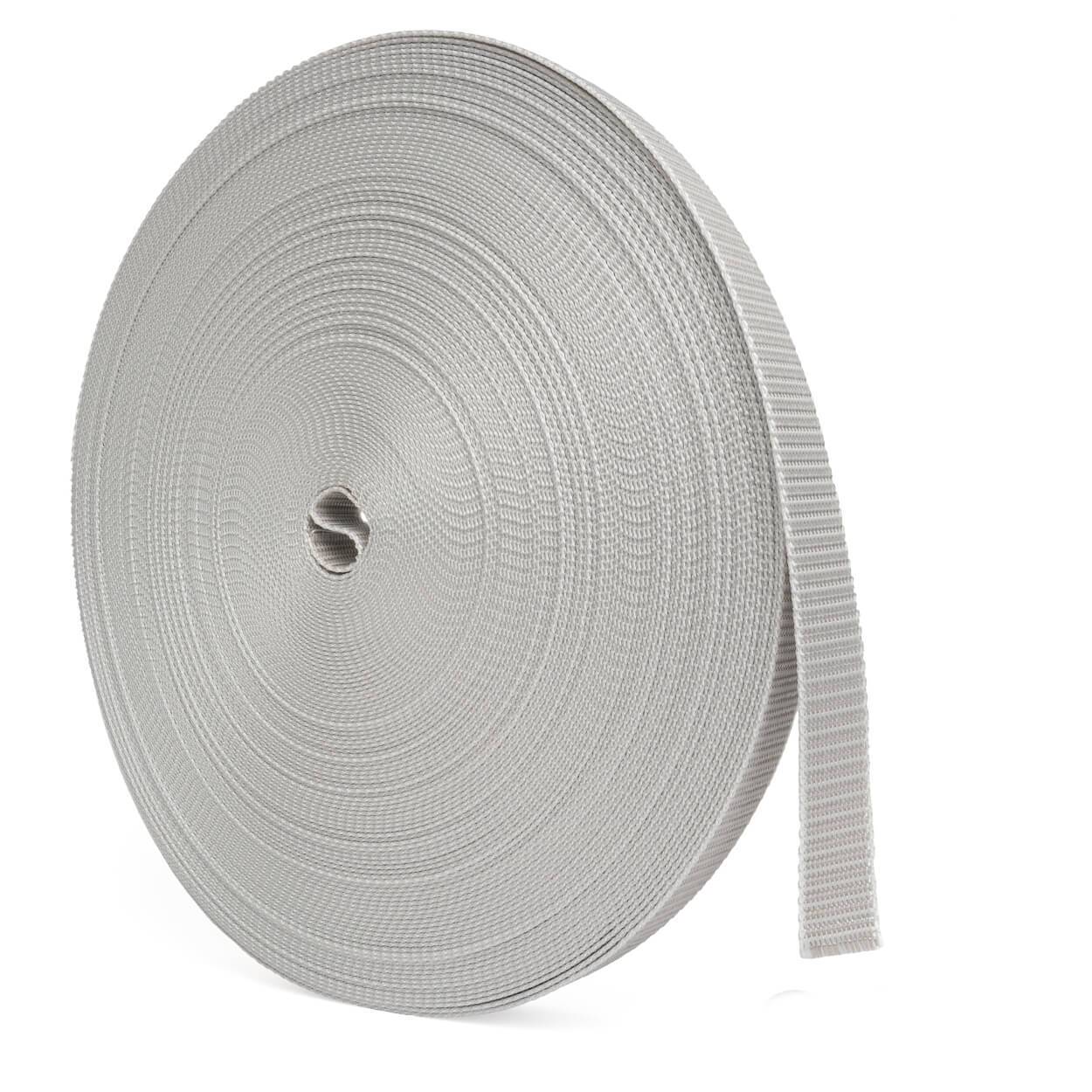 BAUHELD 50m Rollladengurt 18mm Grau