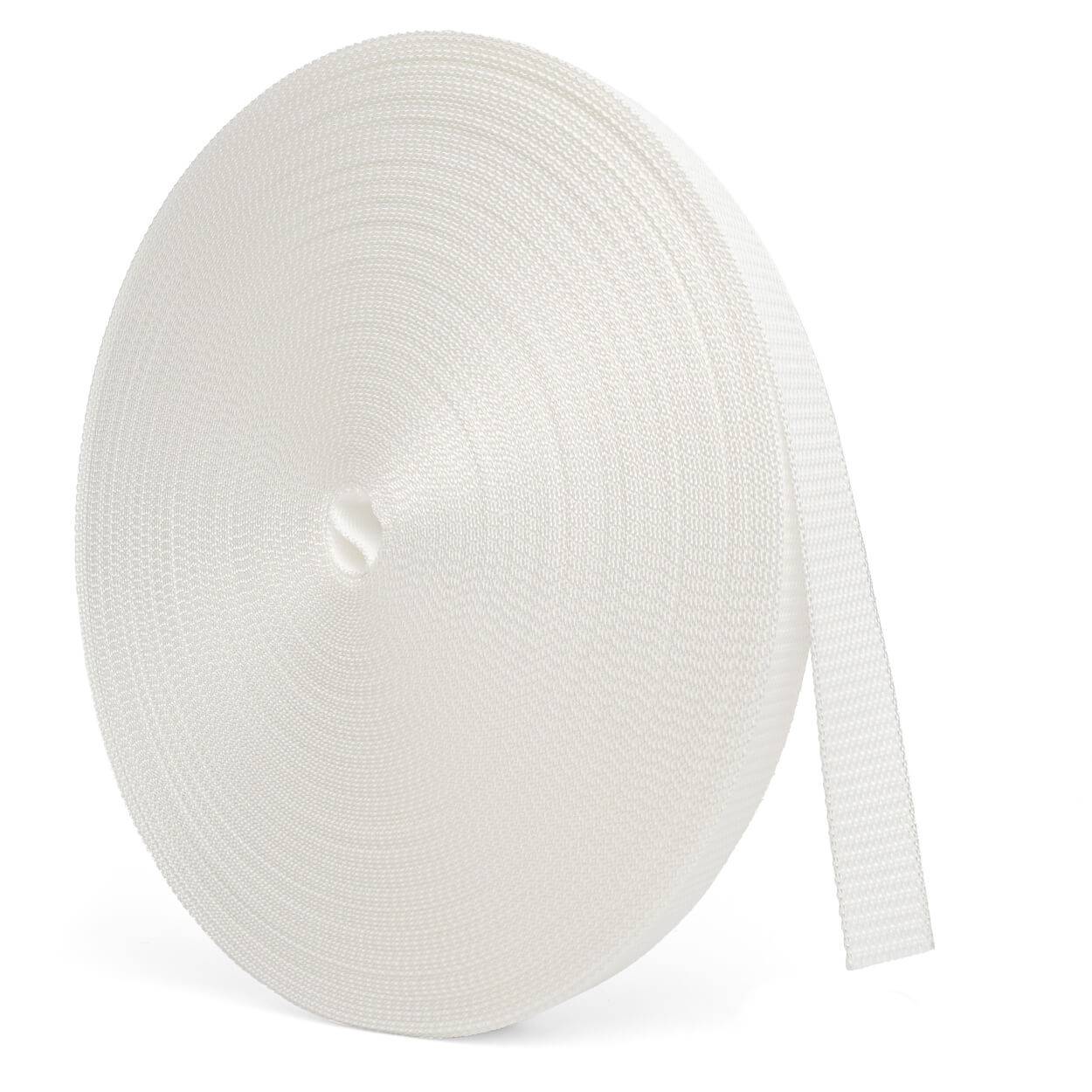 BAUHELD 50m Rollladengurt 23mm Weiß