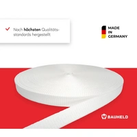 BAUHELD 50m Rollladengurt 20mm Weiß BAUHELD 50m Rollladengurt 20mm Weiß